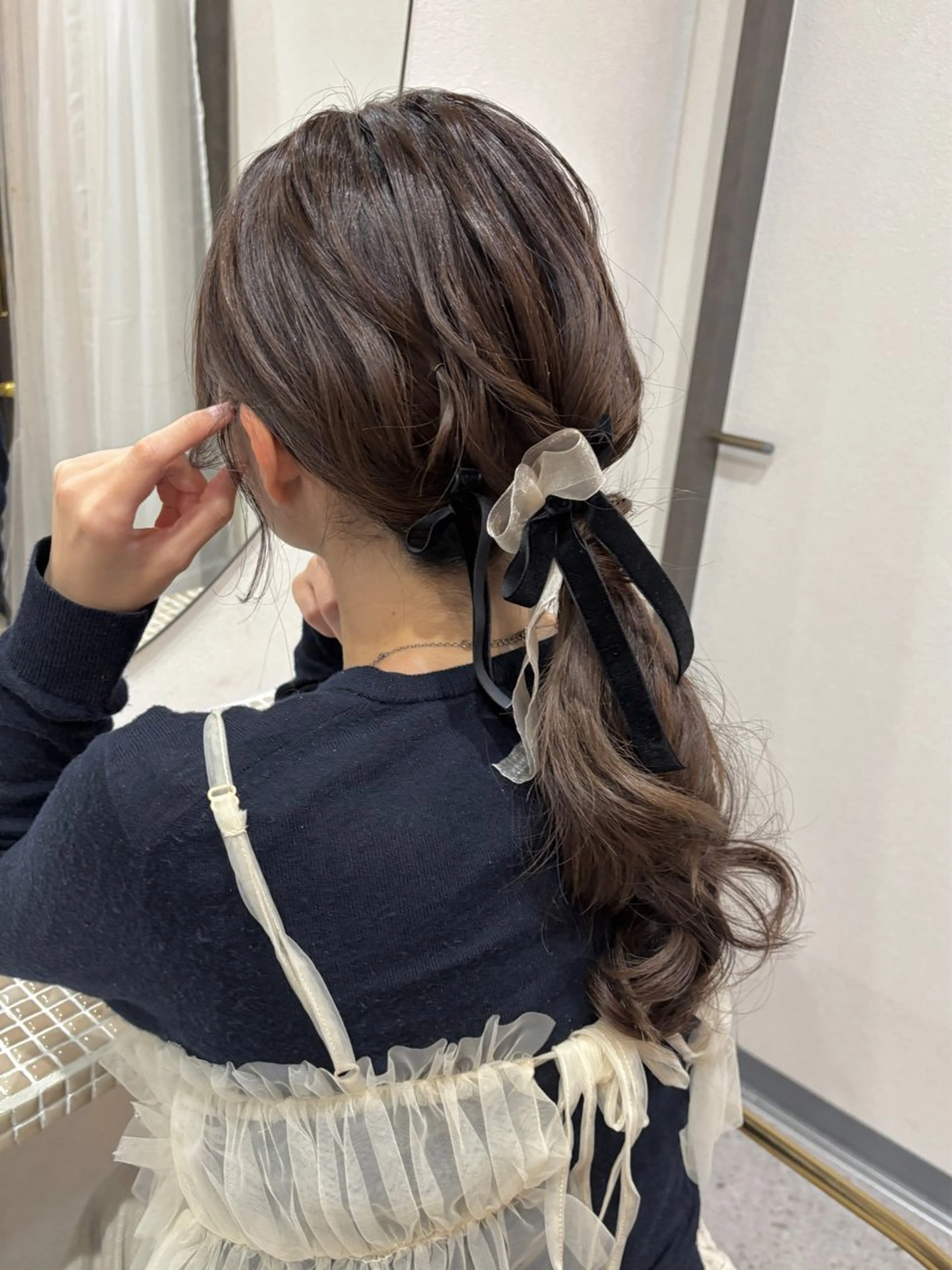 ヘアアレンジ ヘアセット Mila hinaのヘアスタイル
