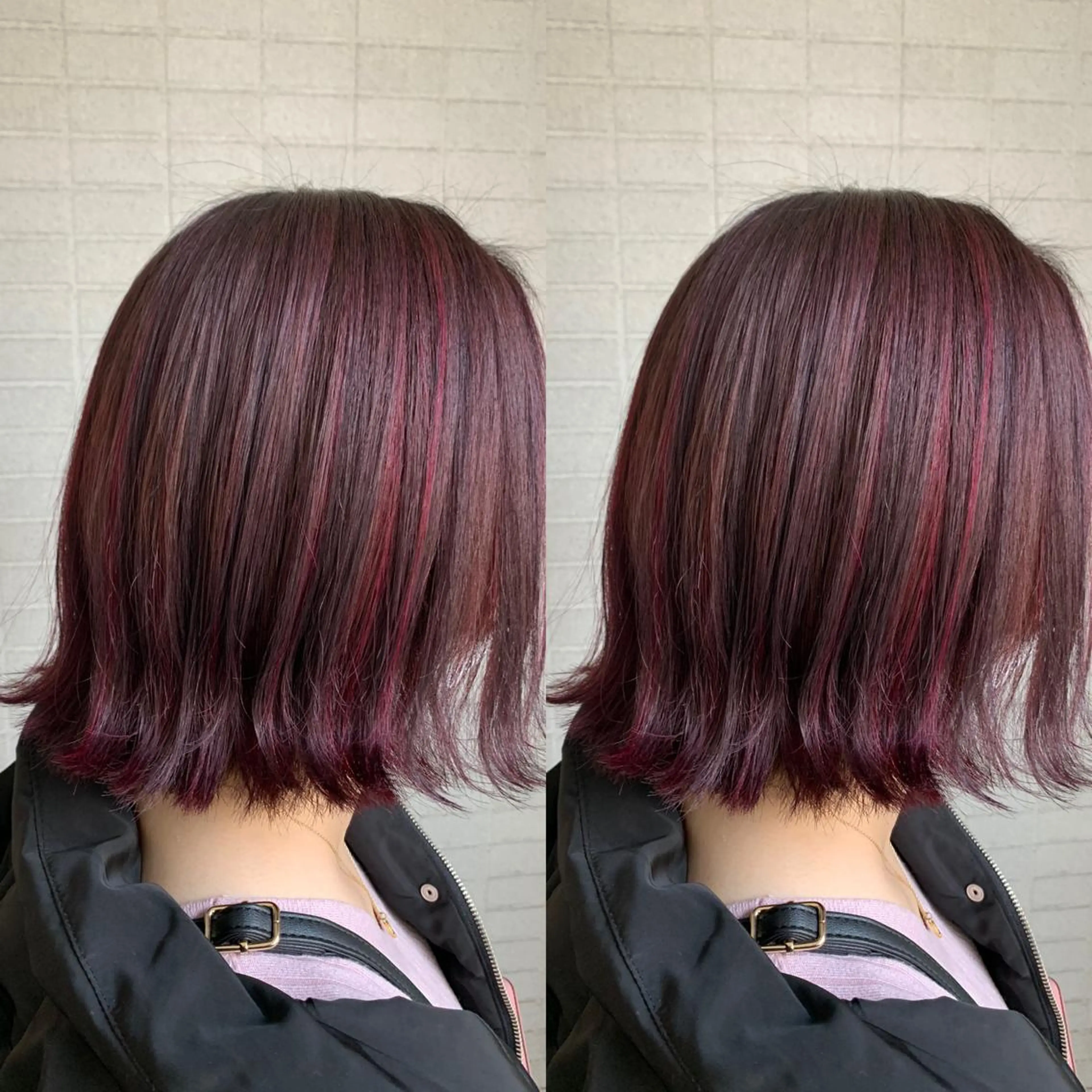 ミディアム カラー ヘアケア・頭皮ケア デザインカラー/中田のヘアスタイル