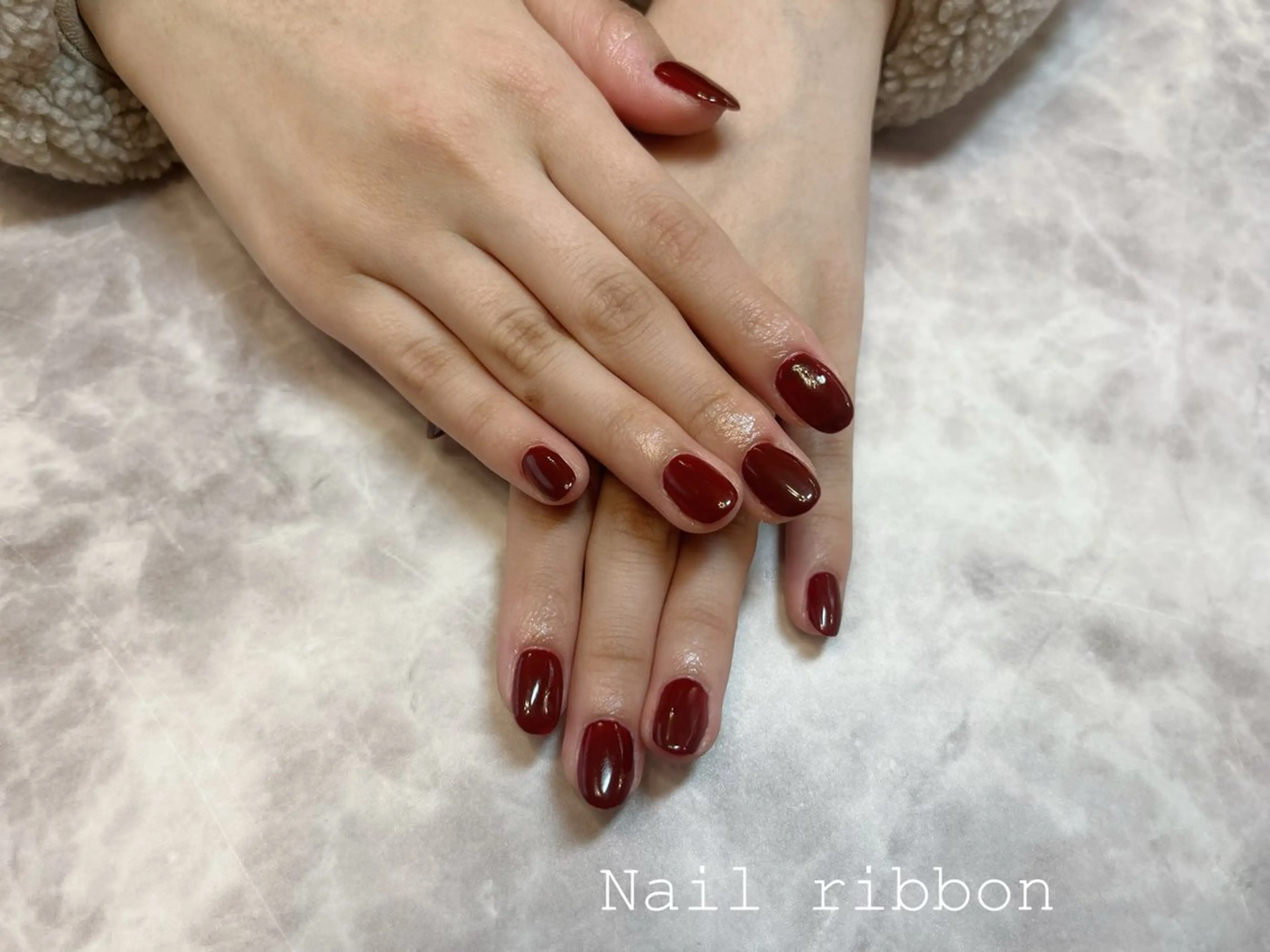 ネイル ネイルリボン 笠井のネイルデザイン
