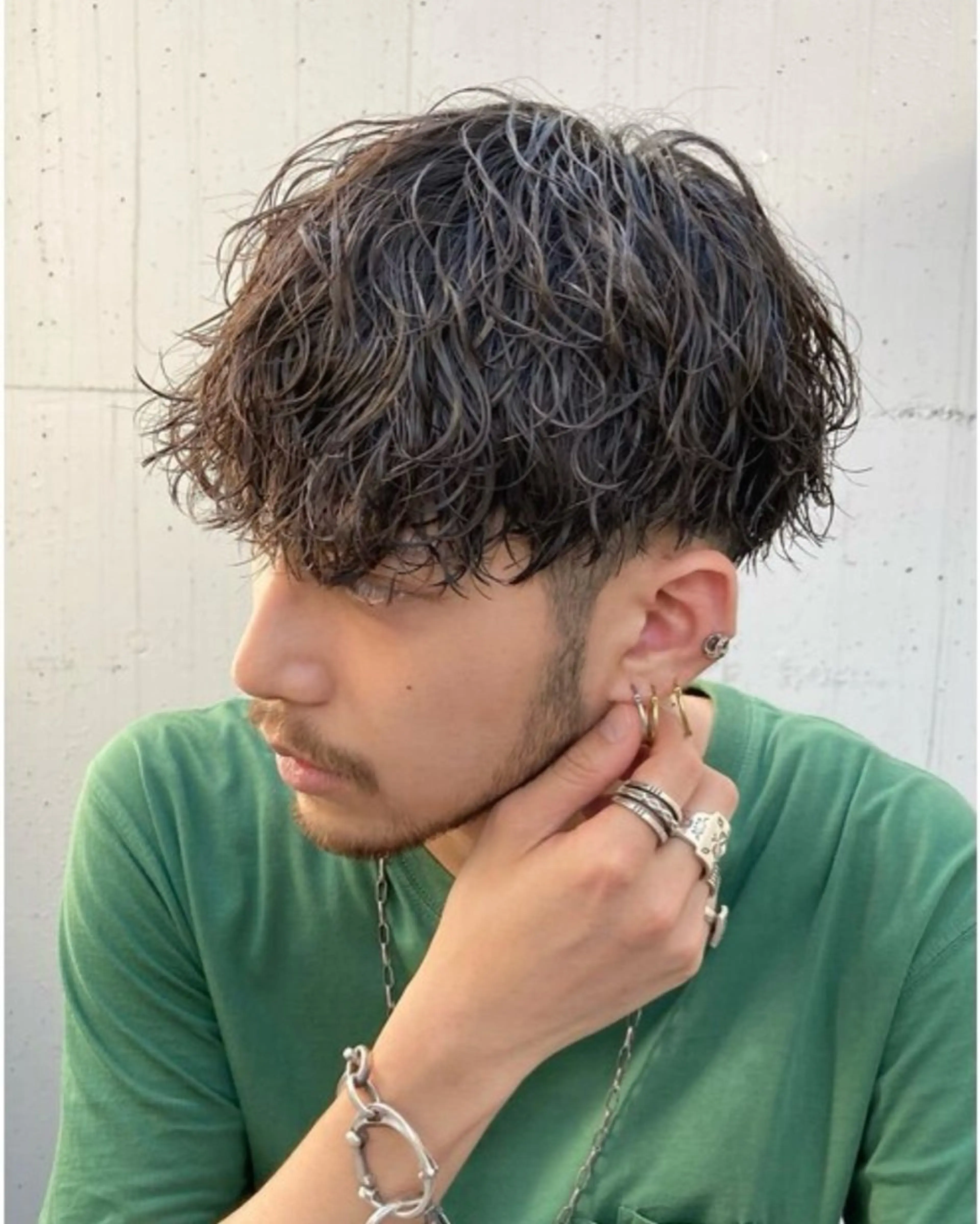 ショート パーマ メンズ カット パーマ 楽斗/メンズパーマ /シャドウパーマのヘアスタイル
