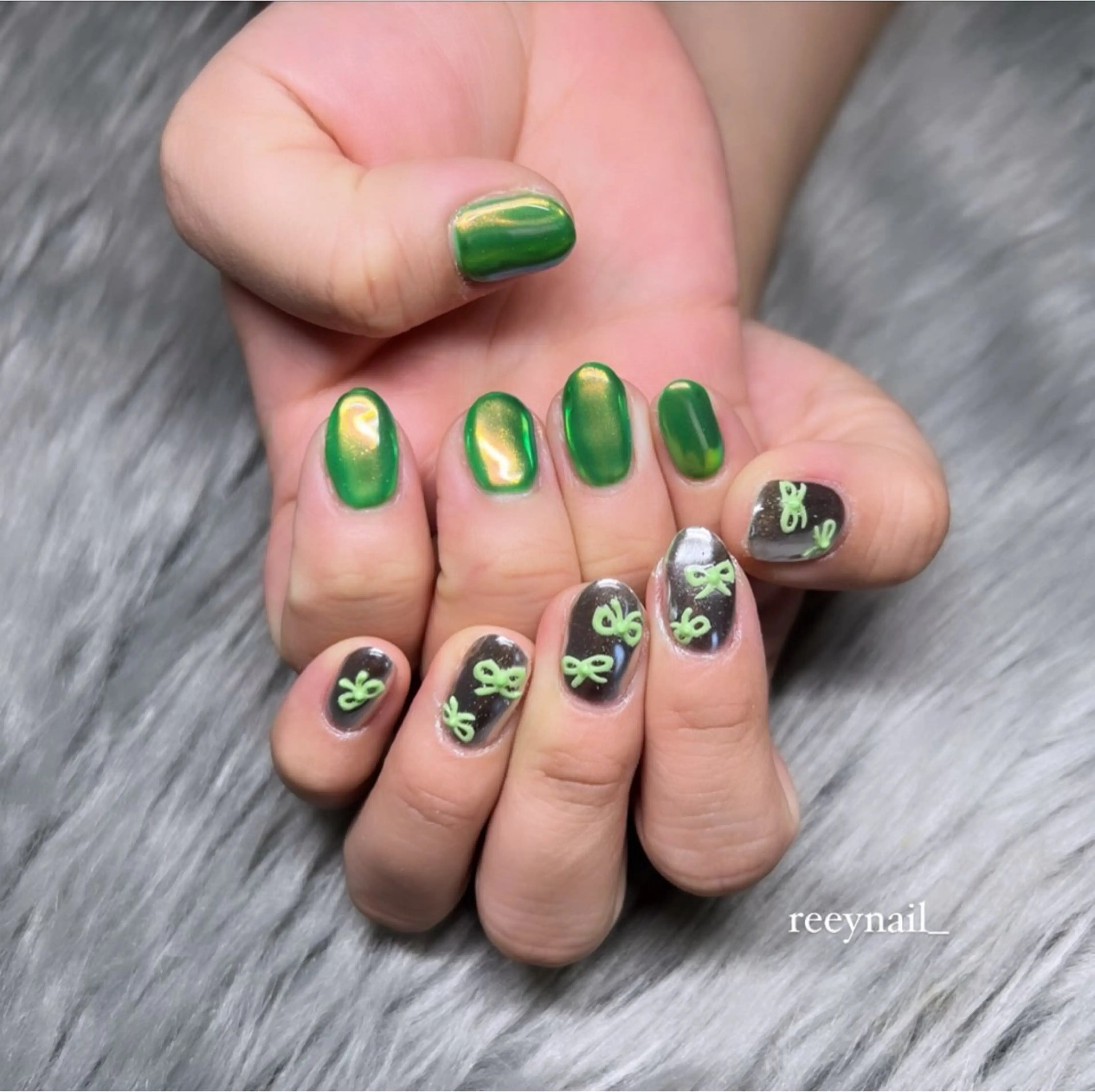 ネイル リボン ulysses nailsalonのネイルデザイン