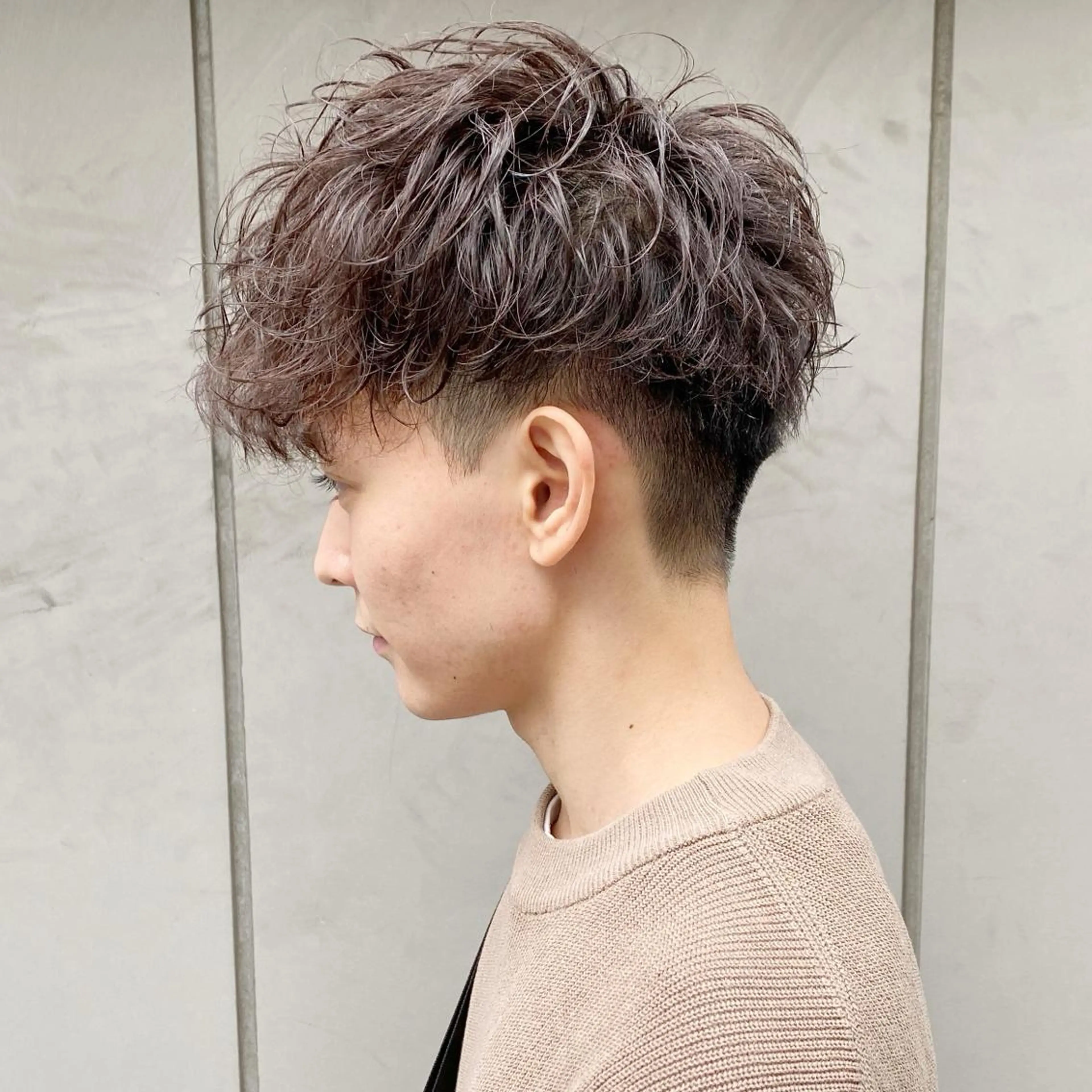 カラー パーマ メンズ 曲がる縮毛矯正🔥 メンズパーマ🔥のヘアスタイル