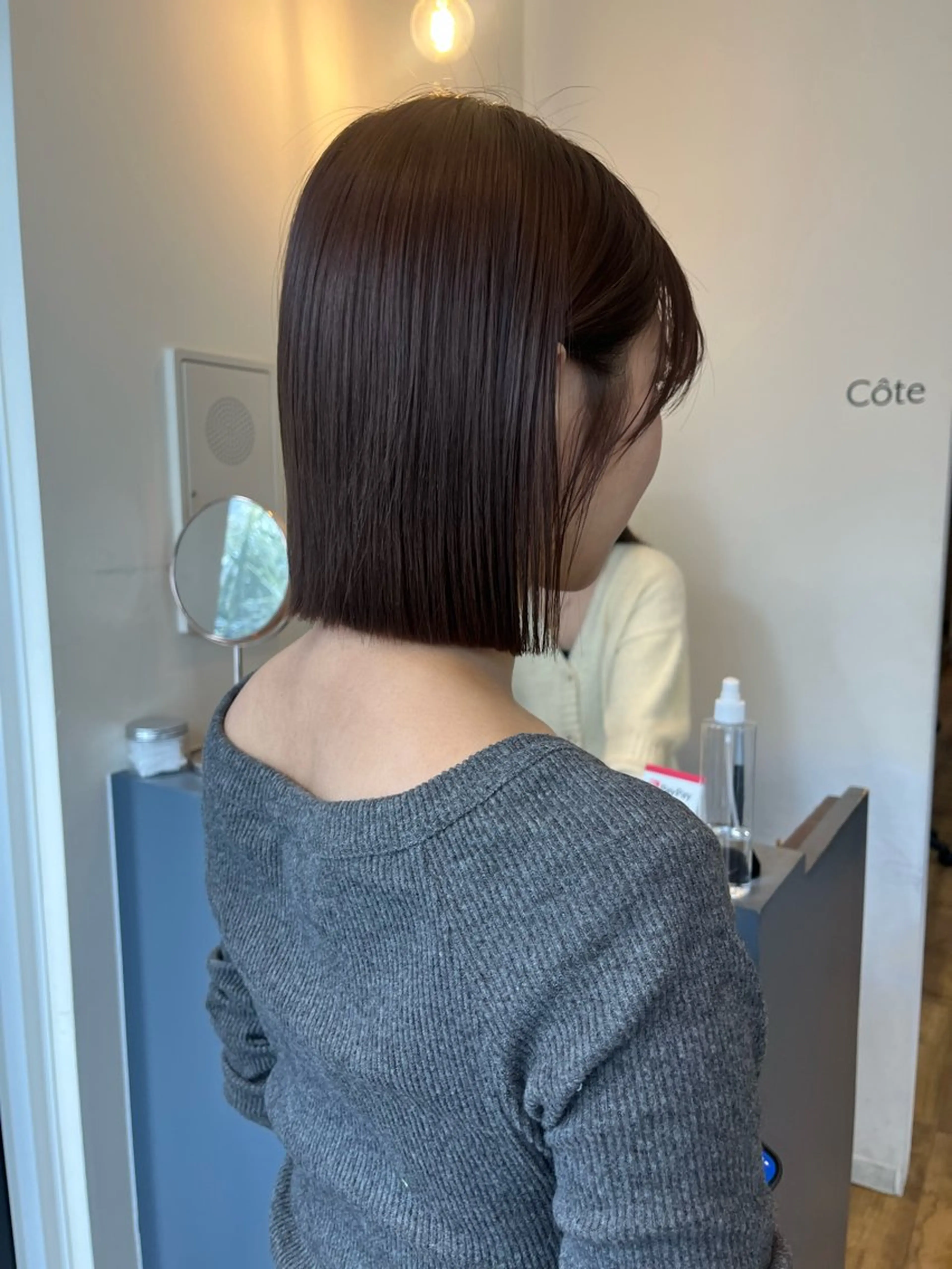 セミロング Côte所属・レイヤー/ボブカット ゆい/Côte表参道のヘアスタイル