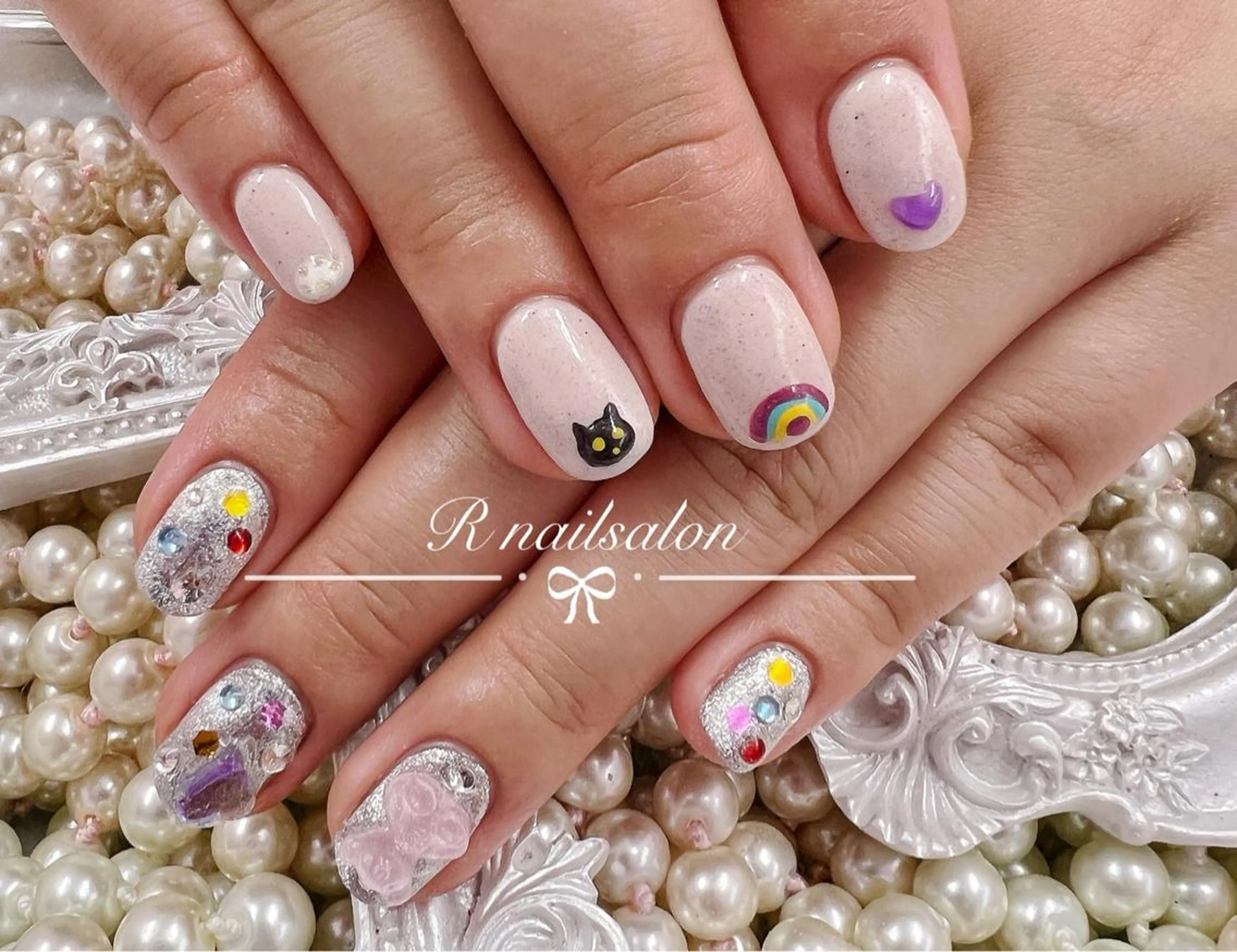 ショート ハンドネイル R NAILSALONのネイルデザイン