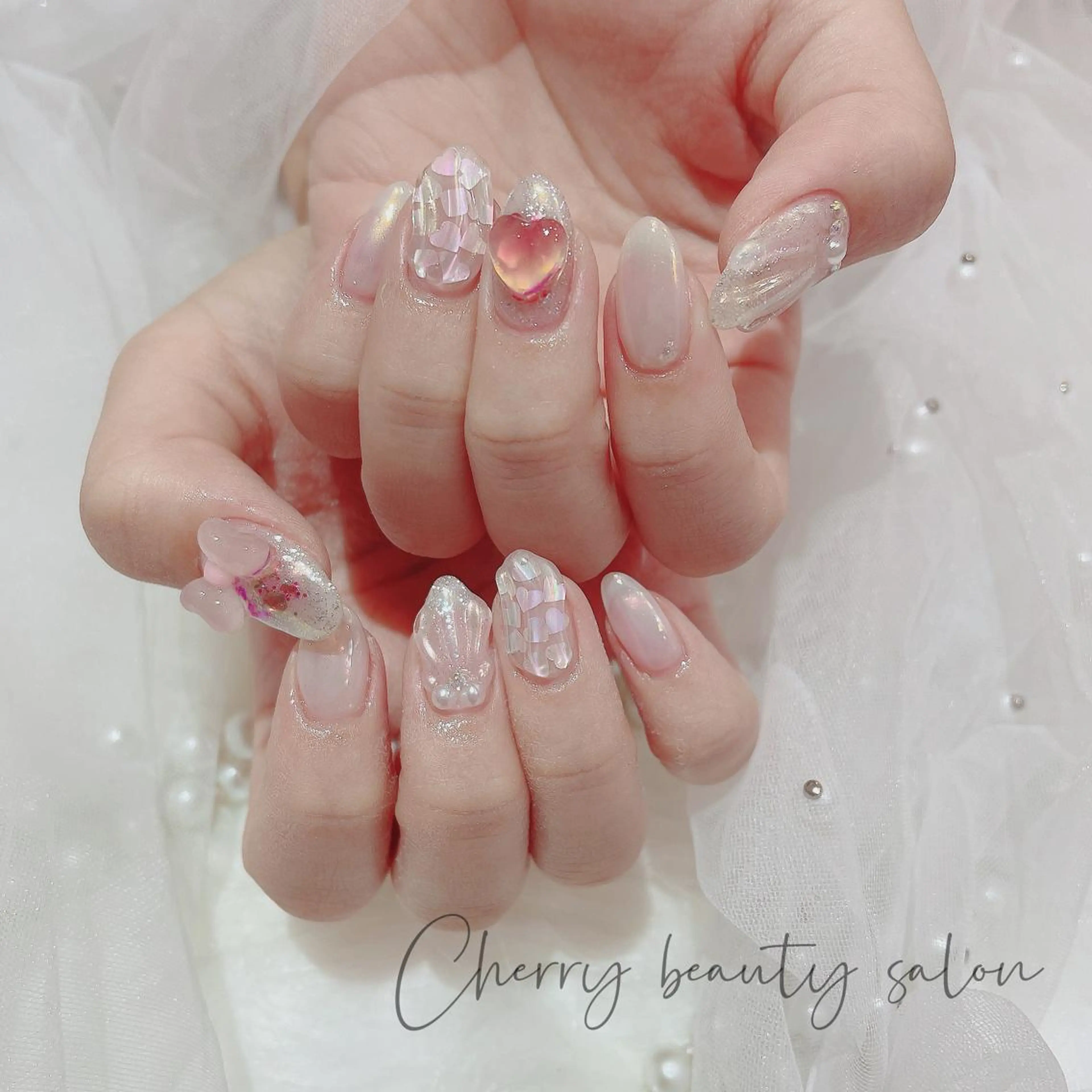 ネイル ハンドネイル ハンドケア SAKURA 🍒のネイルデザイン