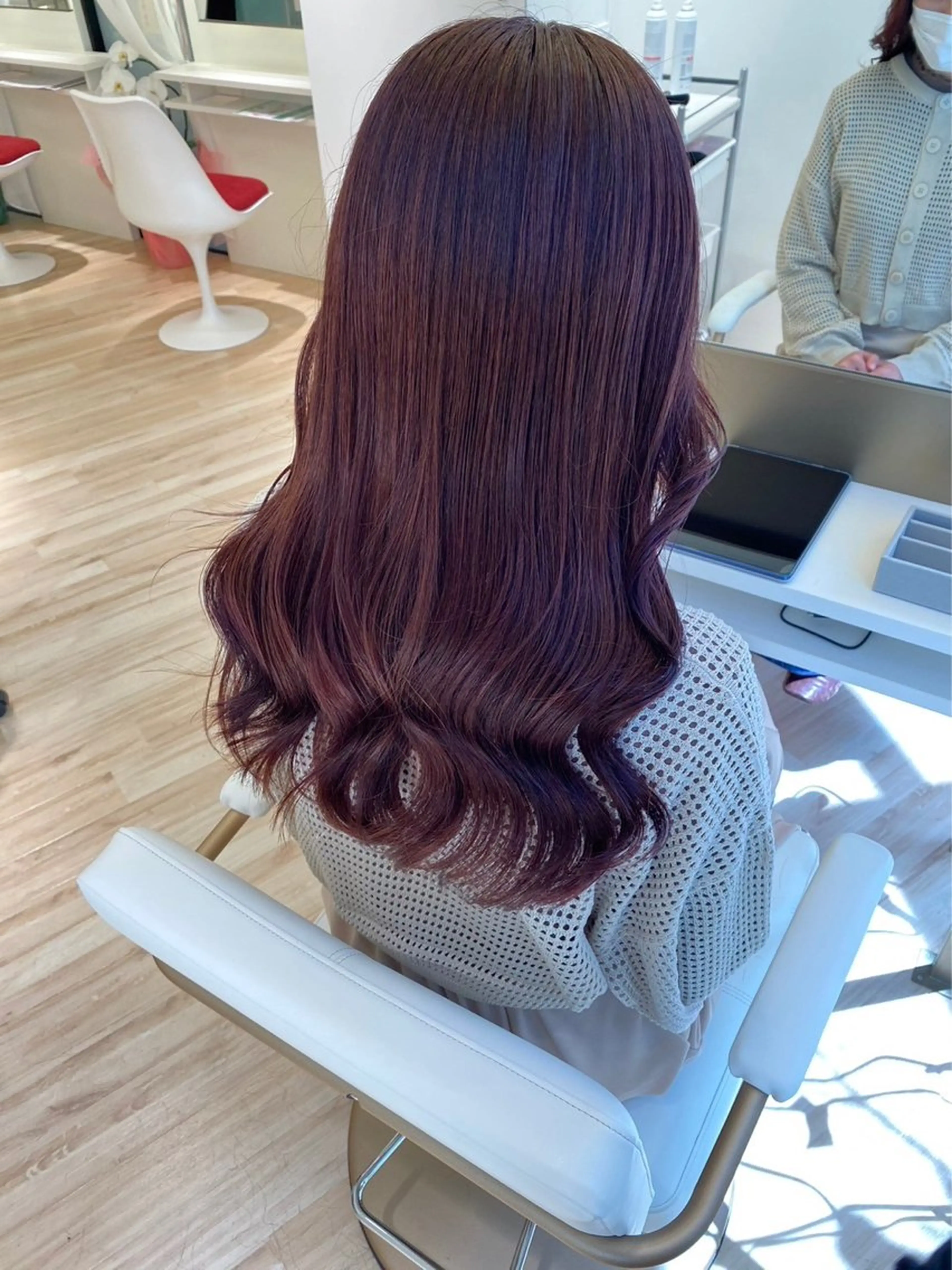 ロング カラー ブリーチ ブリーチなしカラー 今井 愛歩のマツエク・マツパデザイン