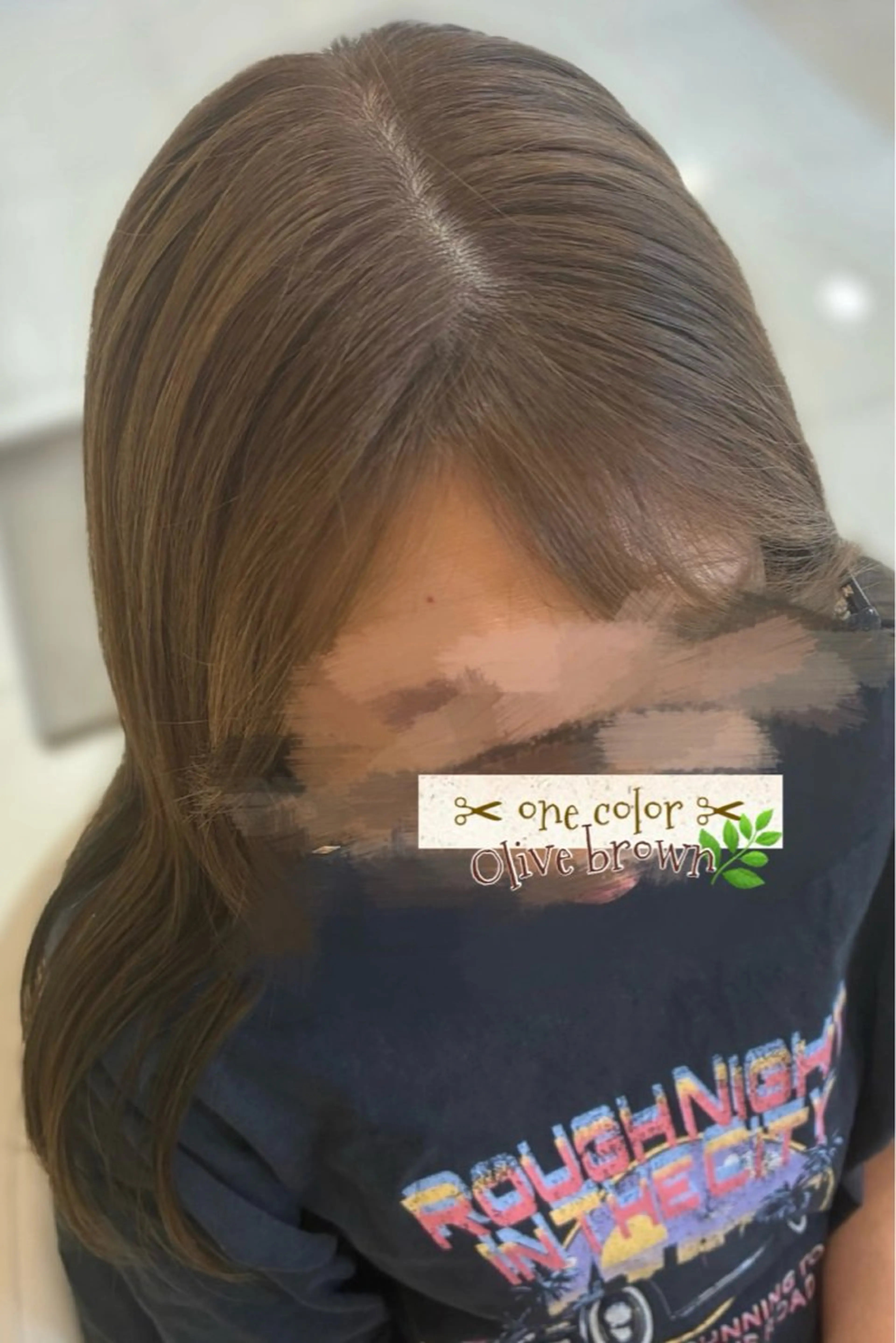 カラー ヘアカラー 小野寺 愛のヘアスタイル