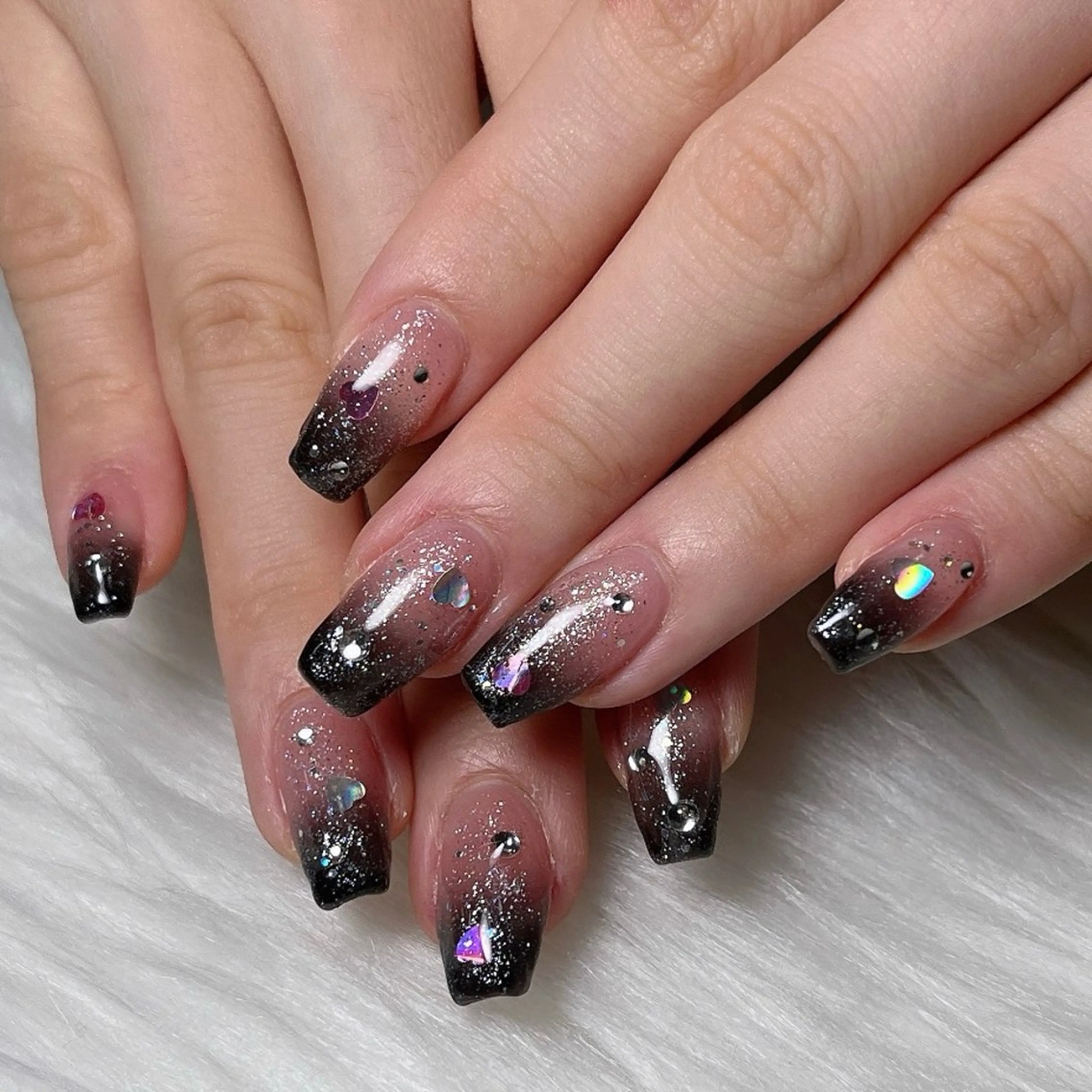 ネイル 韓国ネイル ラメ(グリッター) 持ち込み 🐕🦺Yappy 💗A-tanのネイルデザイン