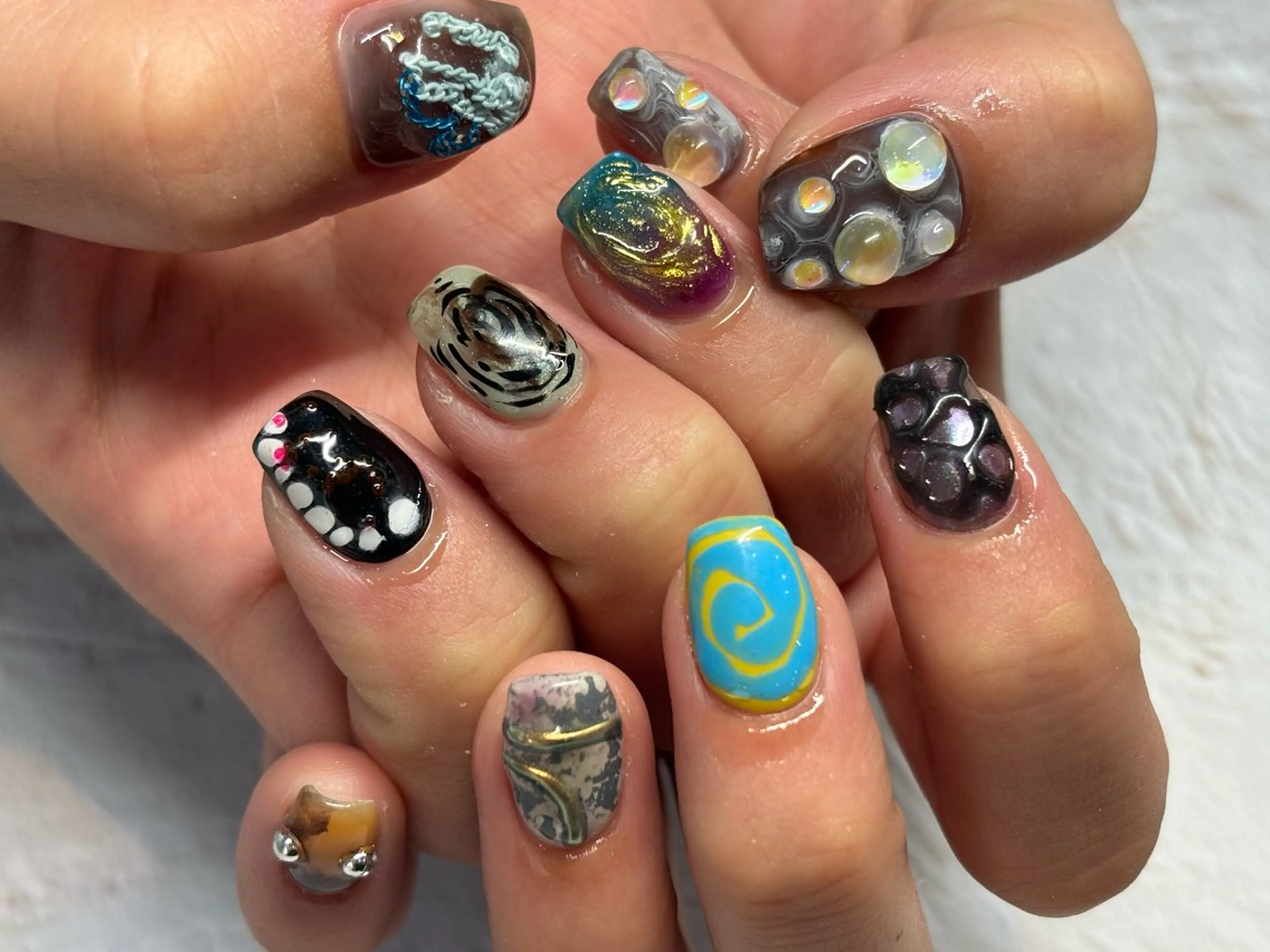 ネイル ハンドネイル NICO nail中野所属・辻 果楠のネイルデザイン