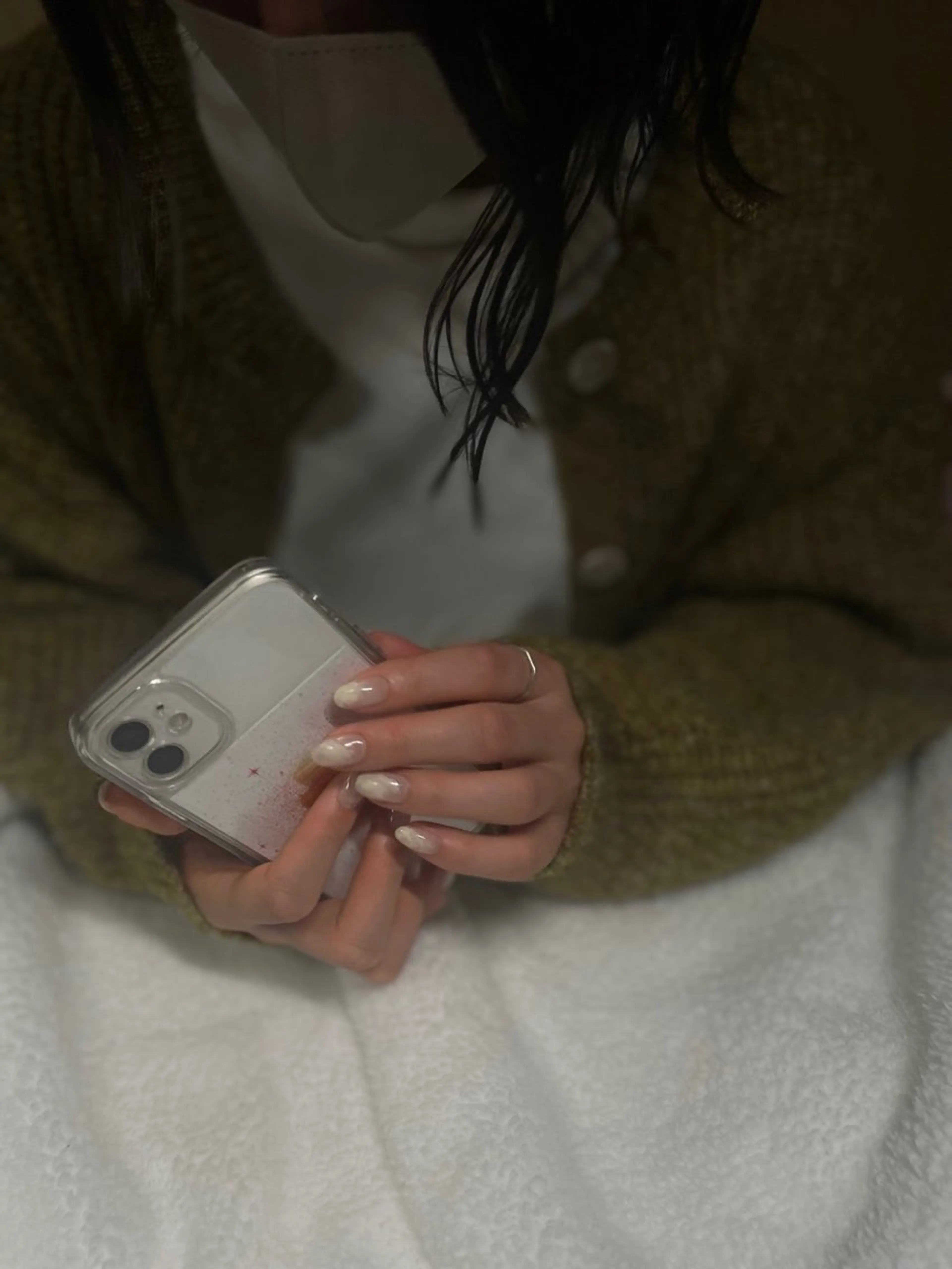 ネイル クリアネイル ハンドネイル m o m o / 高岡ネイルのネイルデザイン