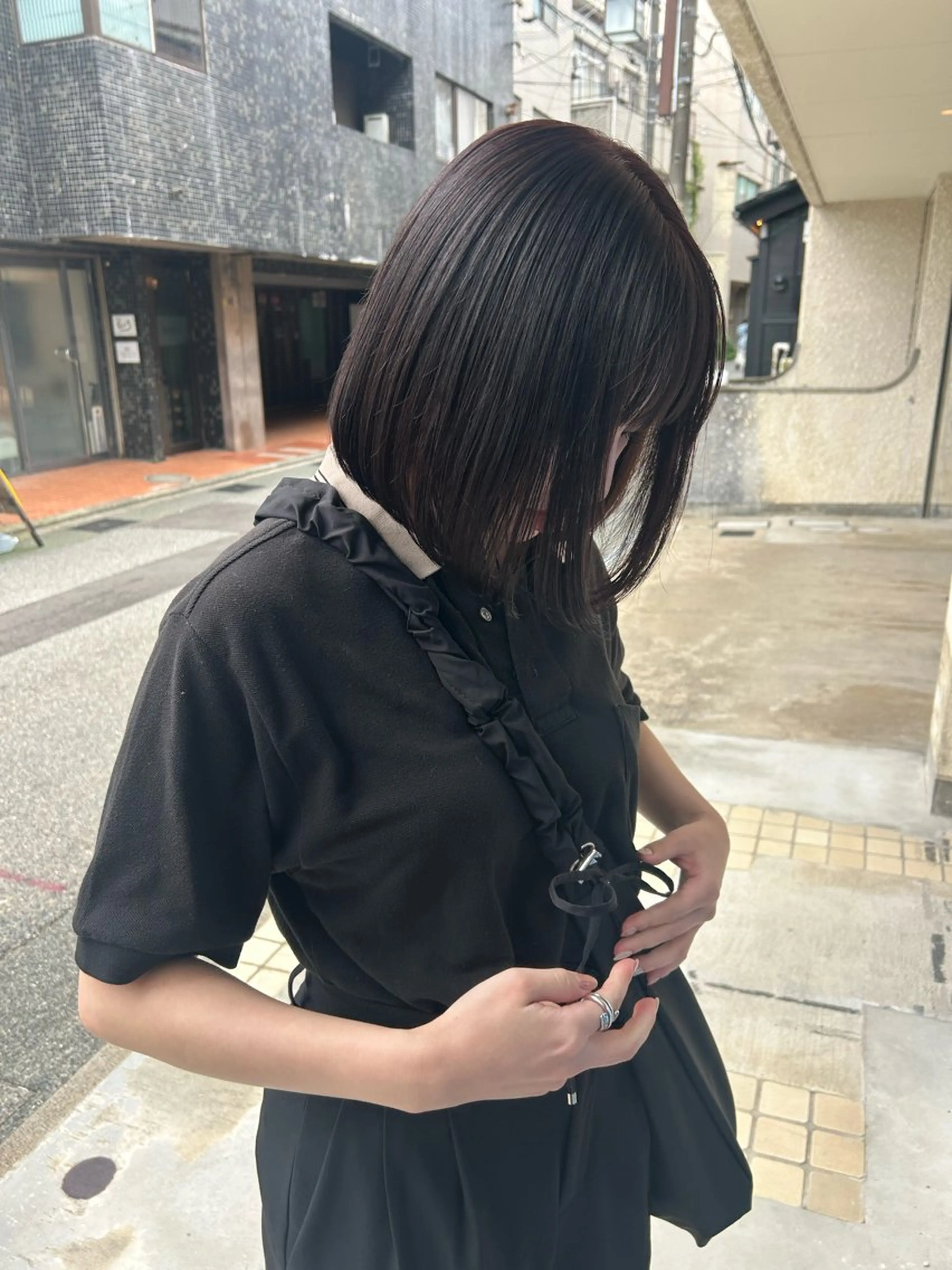 ショート Alter所属・layer/透明感 ハイトーン/kanaのヘアスタイル
