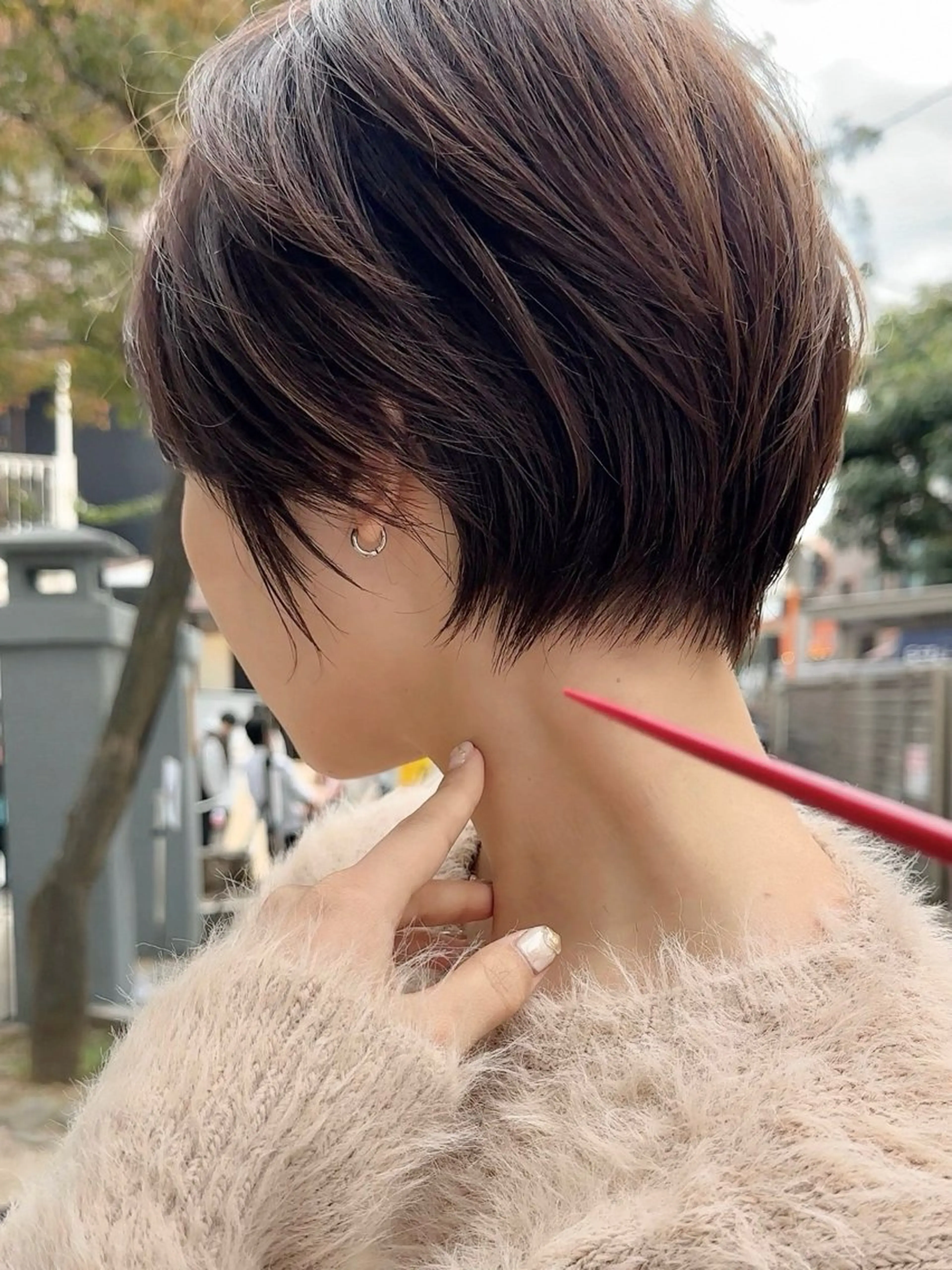 ショート カラー i.+sapporo所属・ショート/レイヤー /札幌/小山内のヘアスタイル