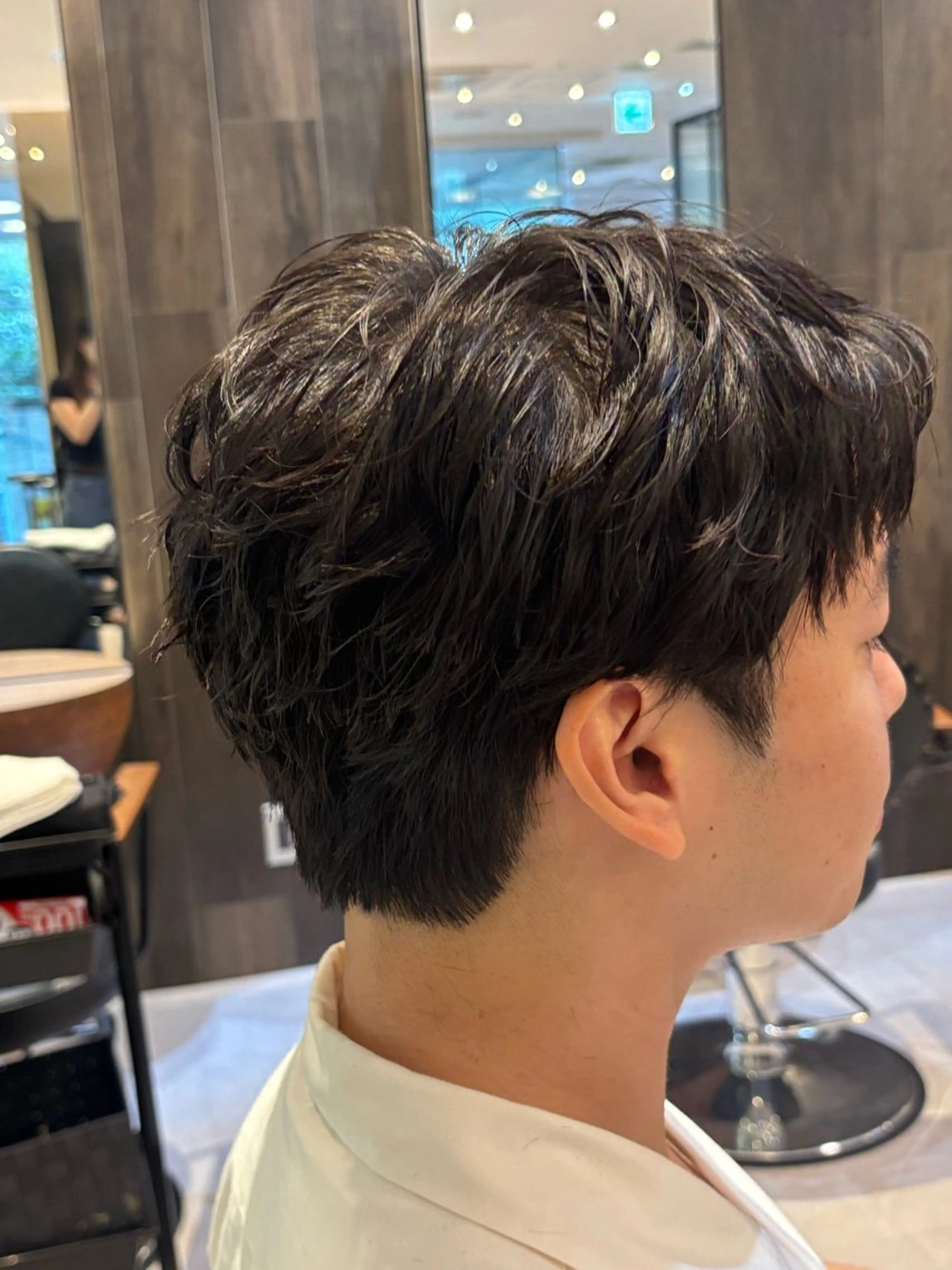 パーマ メンズ メンズパーマ カット パーマ w藤が丘/ りなのヘアスタイル