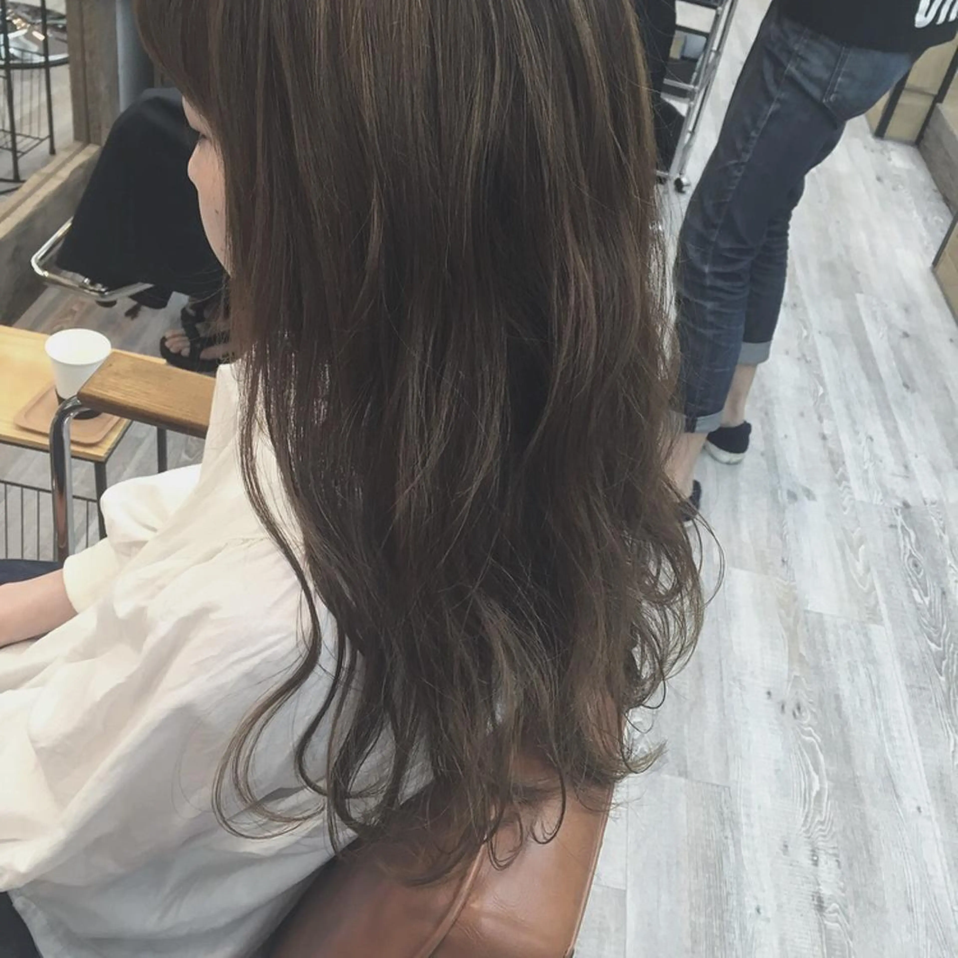 ロング カラー 前髪顔周り✂️店長 ❤️アマミヤ❤️のヘアスタイル