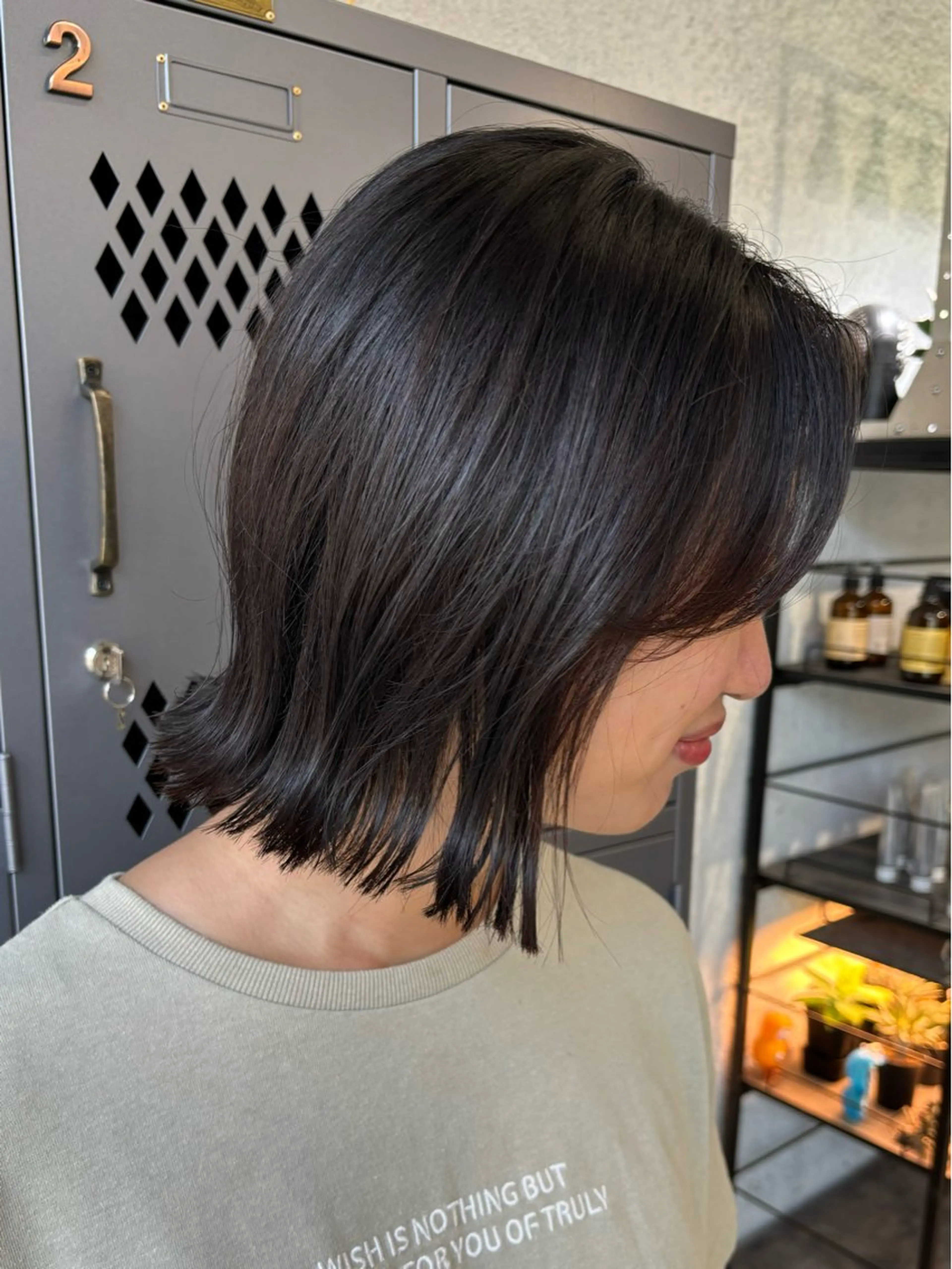 ショート カラー ブルーカラー ヘアカラー 山口 瑳未のヘアスタイル