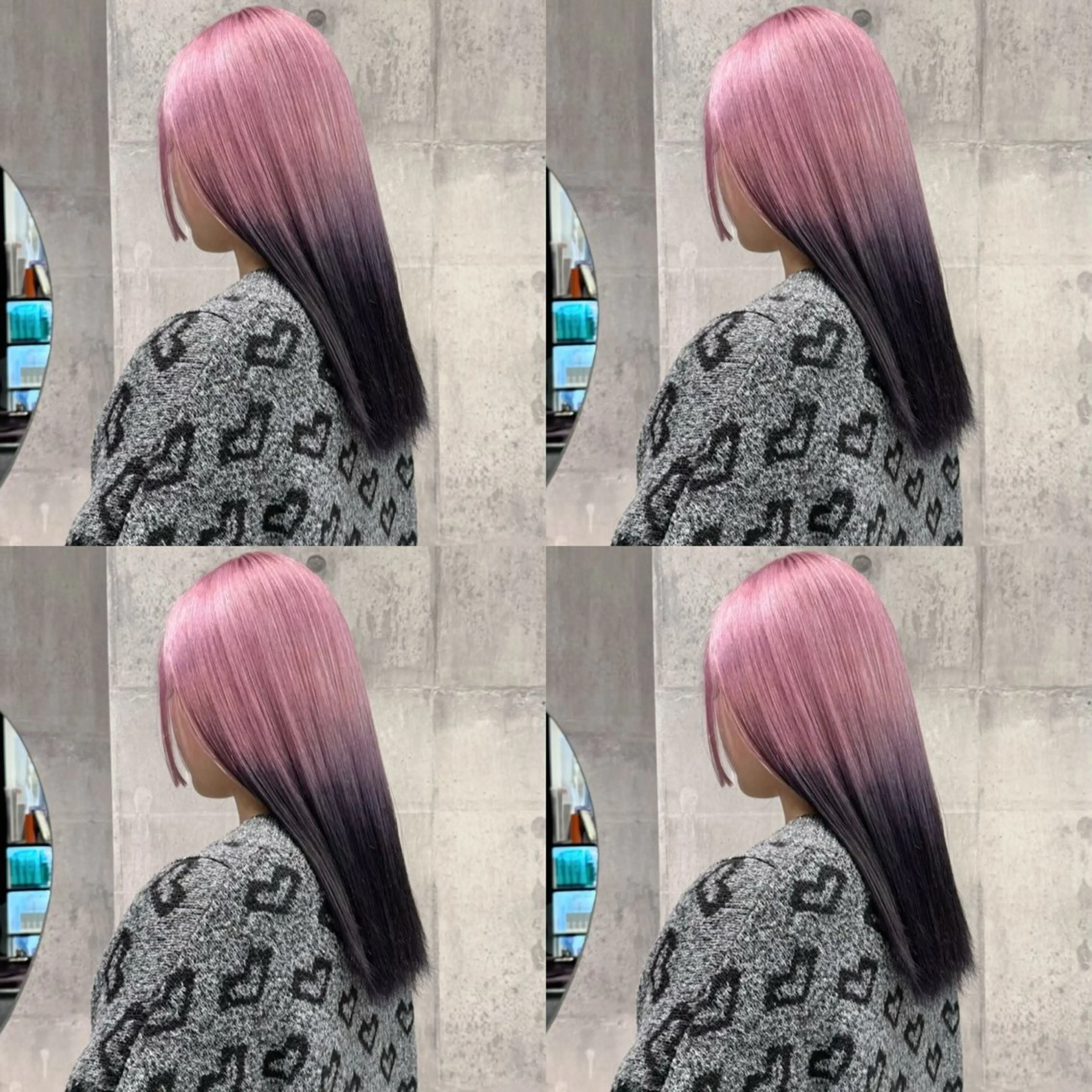 ミディアム カラー カット ヘアカラー トリートメント 💎yuto💎 ハイトーン/韓国ヘアのヘアスタイル