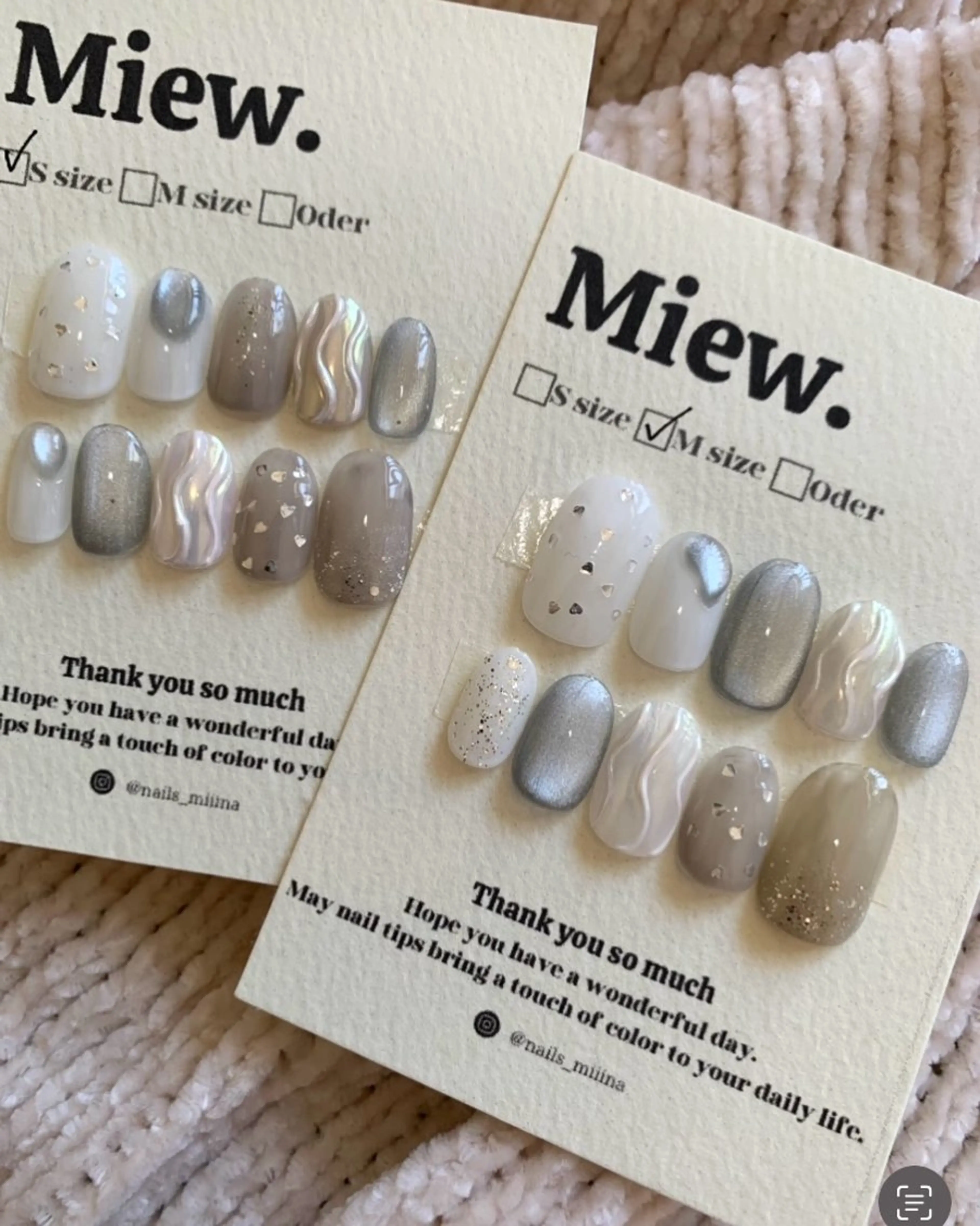 ネイル ハンドネイル Mina🫧 【Miew.】のネイルデザイン
