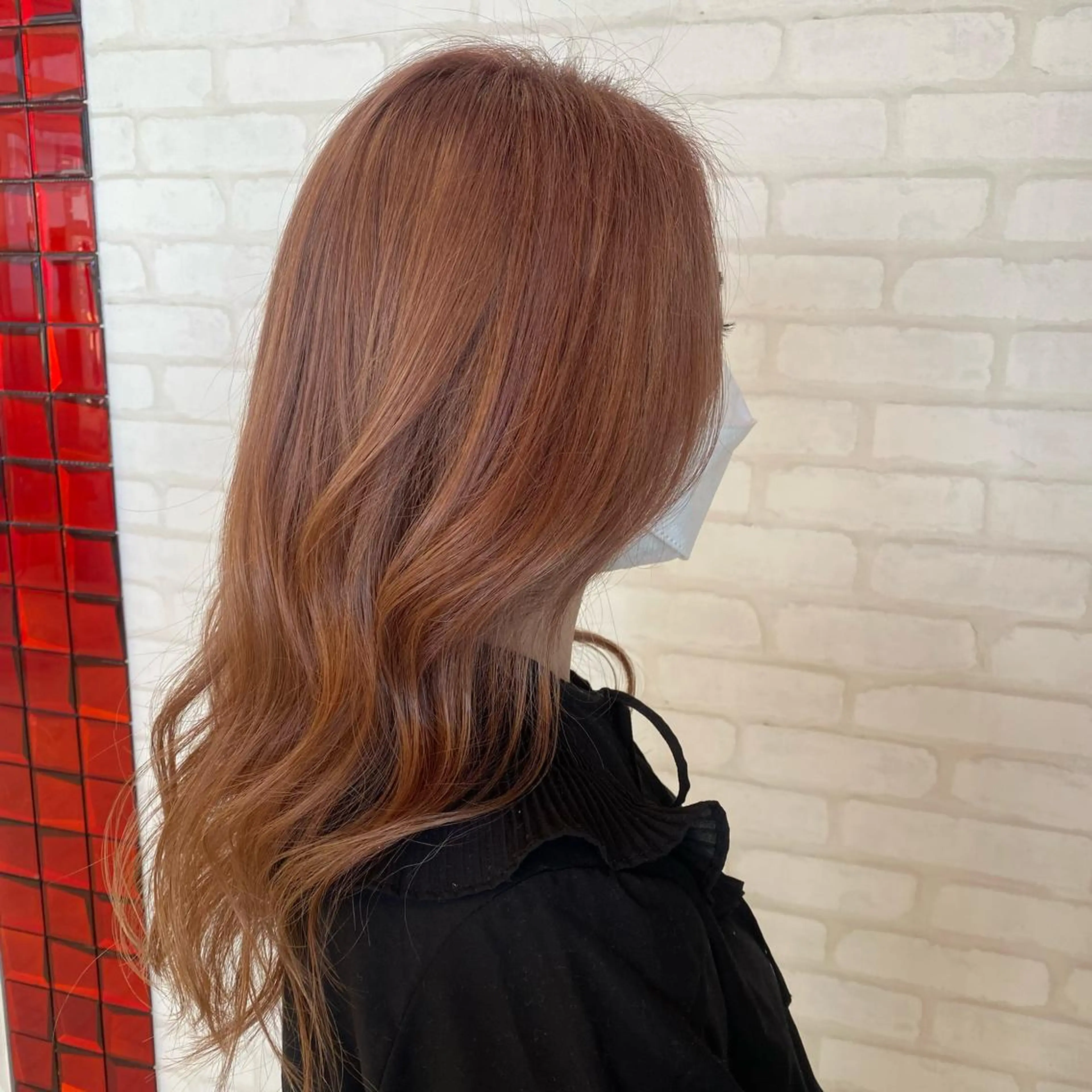 セミロング カラー カット ヘアカラー トリートメント ノンダメージサロンBonheur銀座並木通り店所属・ULTOWA/銀座 ERIのヘアスタイル