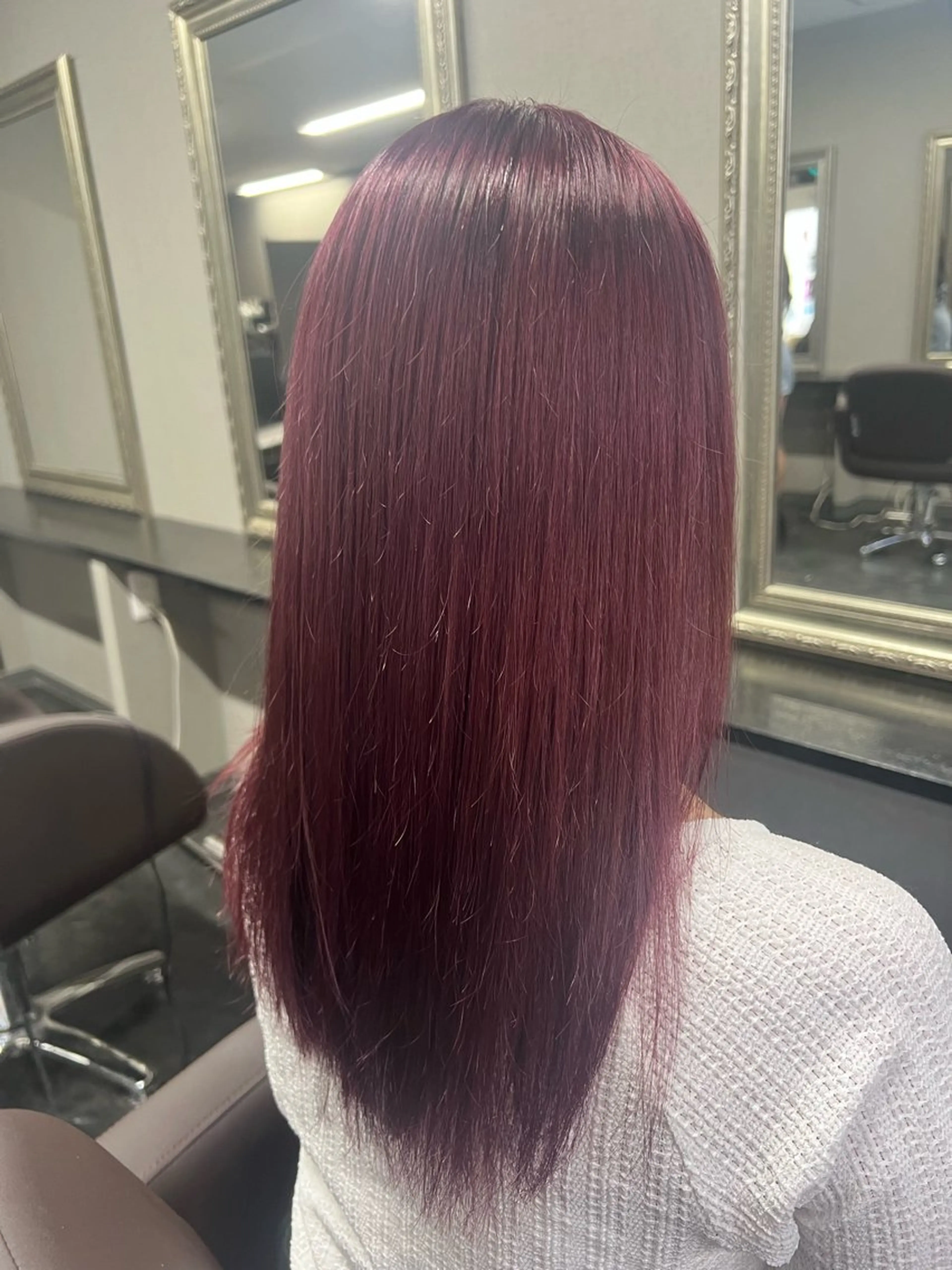 セミロング カラー ヘアカラー ハイトーンカラー 坂本 翼のヘアスタイル