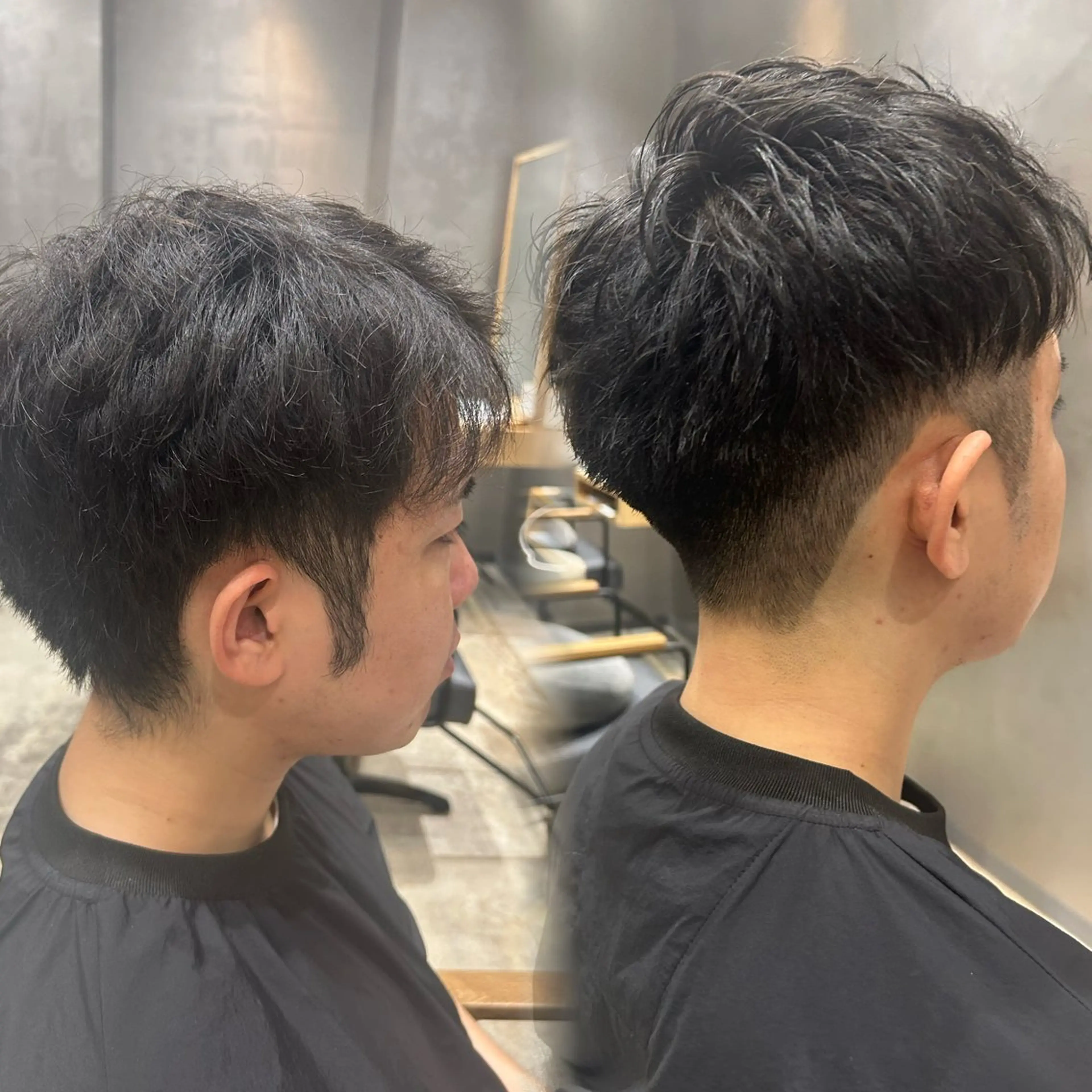メンズ メンズショート 刈り上げ カット パーマ 心斎橋🤍inity KIKOのヘアスタイル