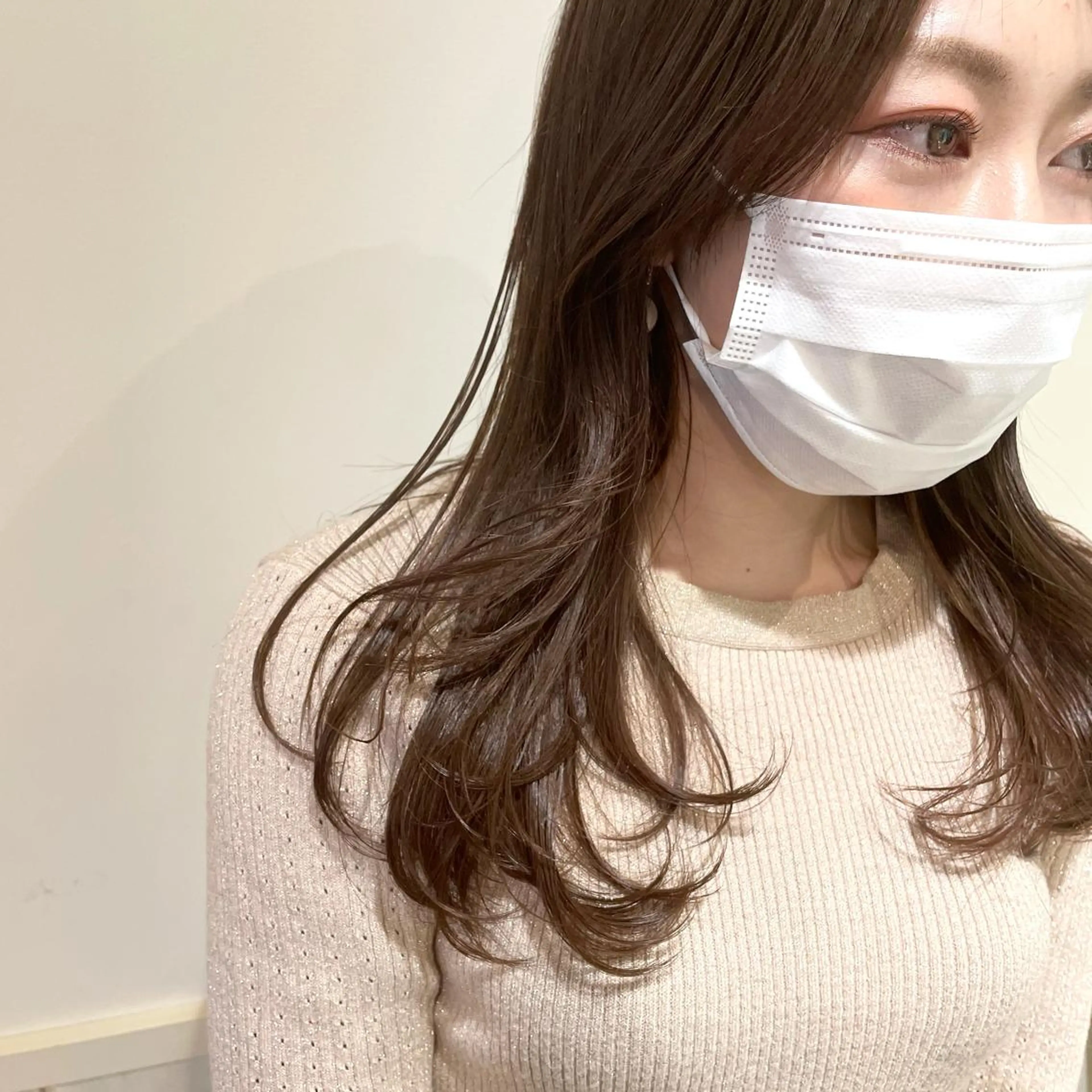 ロング カラー スナコザワ レナのヘアスタイル