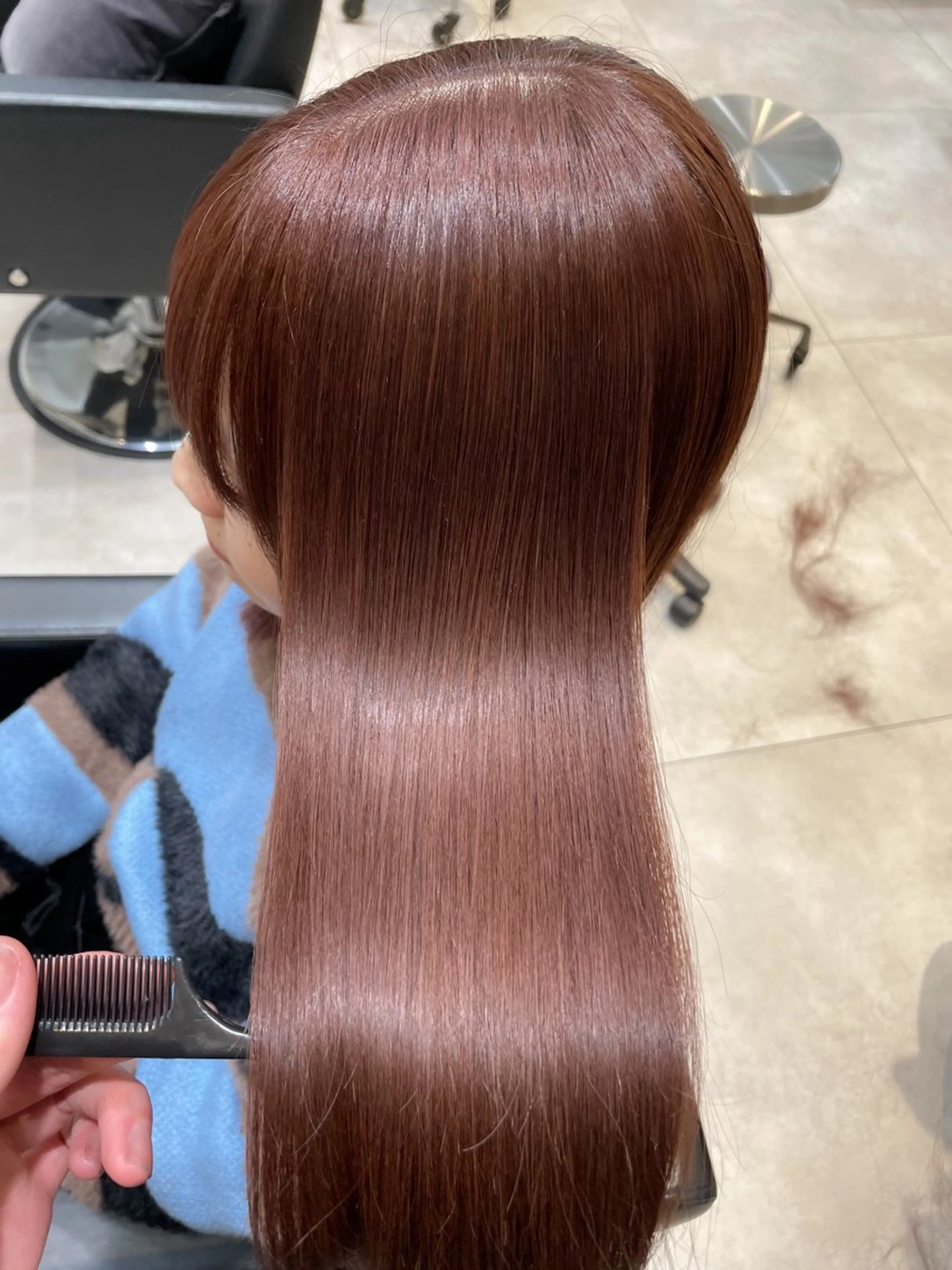 ロング カラー ヘアカラー トリートメント 佐藤 悠汰のヘアスタイル