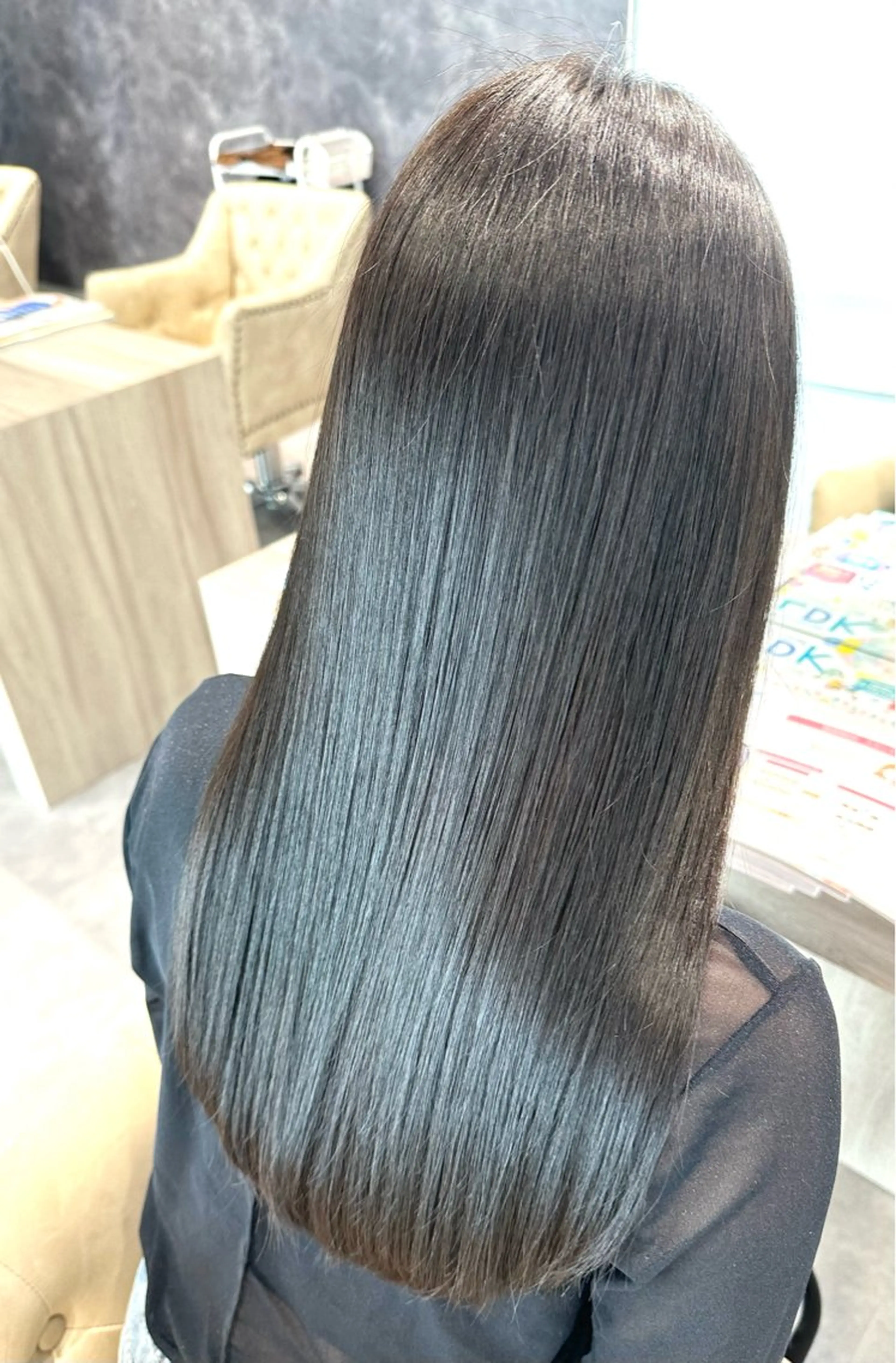 【髪質改善◇大好評★】美髪縮毛矯正+カット+Aujuaトリートメントの写真