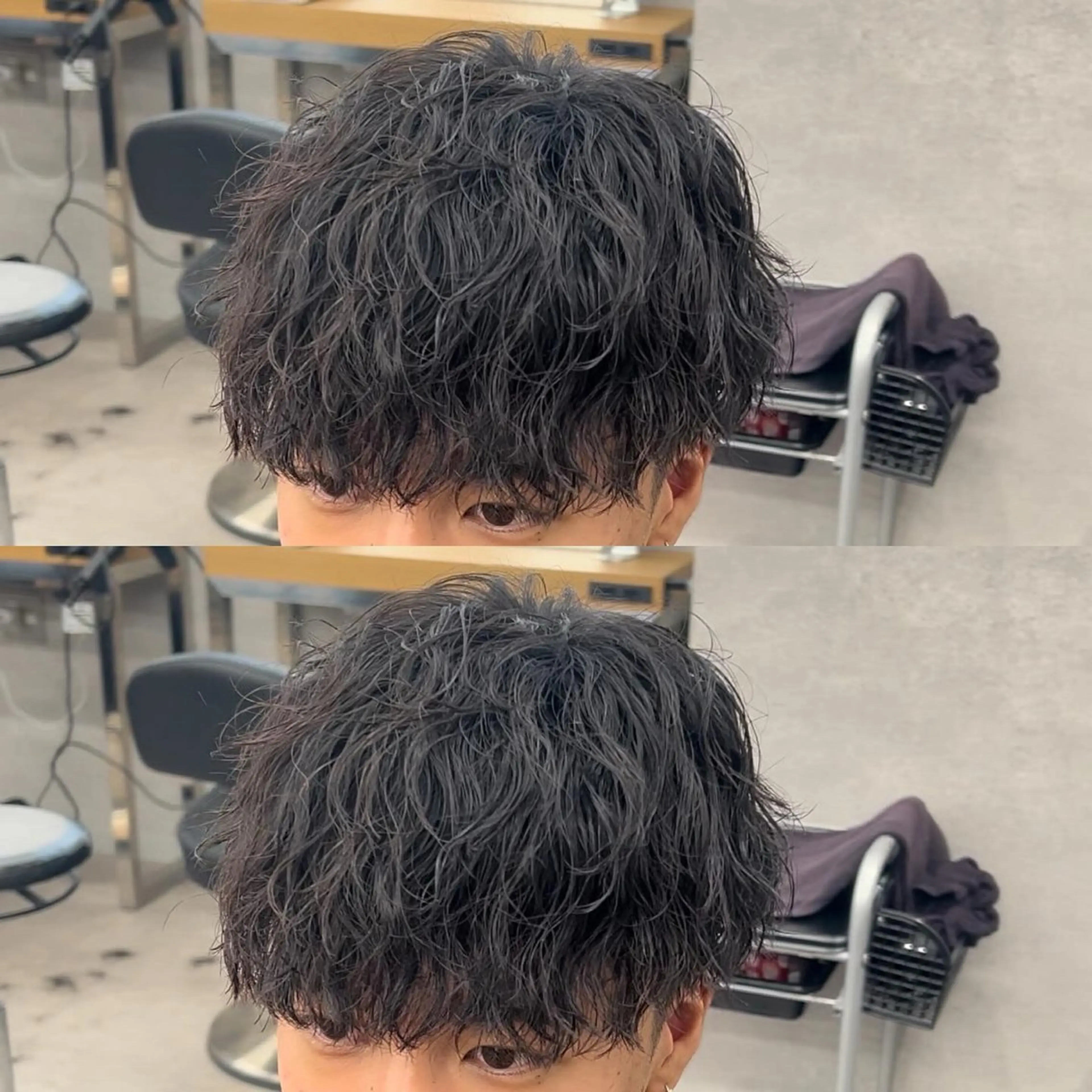 パーマ メンズ カット パーマ トリートメント ヘッドスパ ヘアセット イケメン製造機 🔥上原沙羅🔥のヘアスタイル