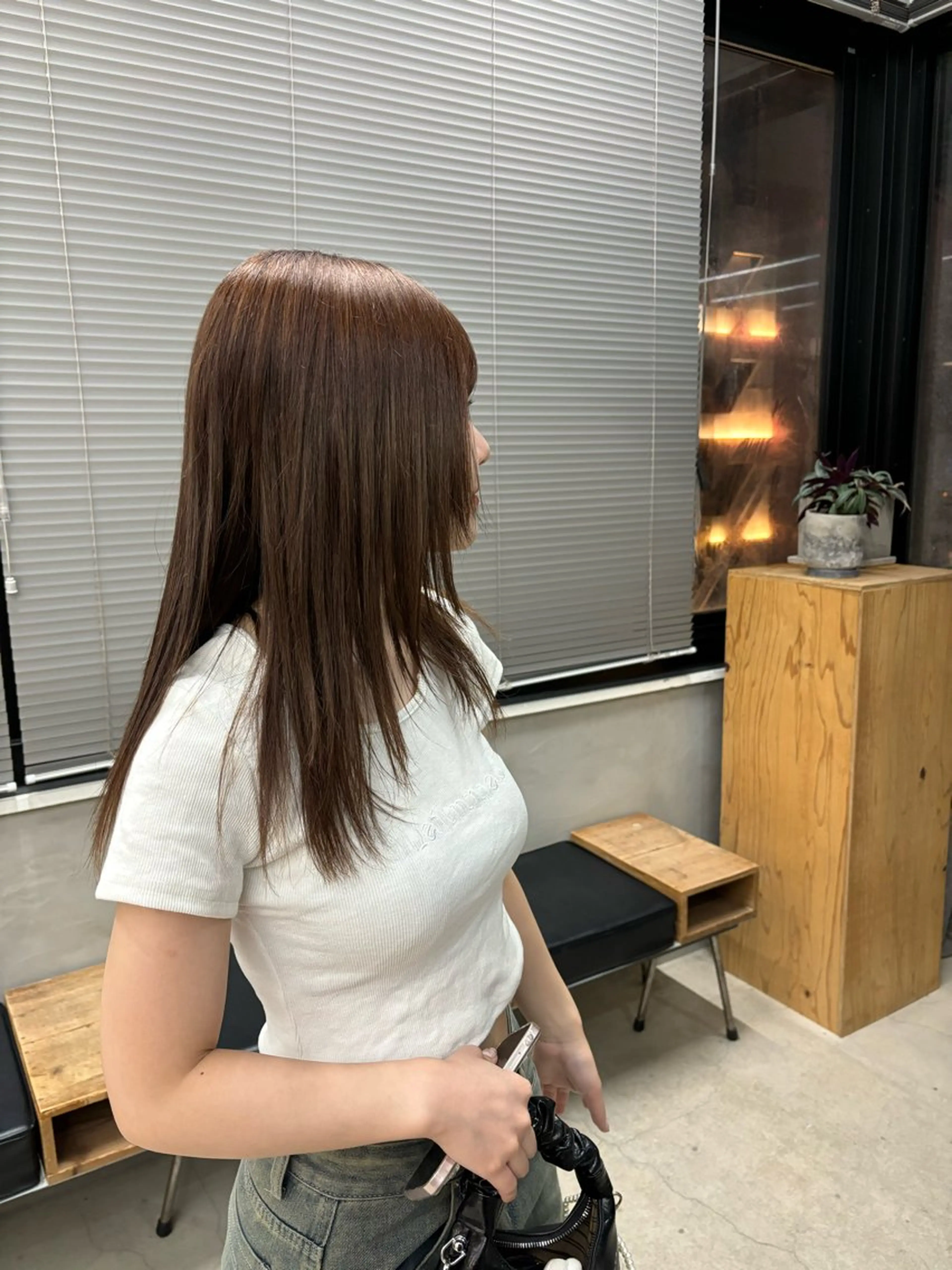 カラー ブラウンカラー 古川 未優のヘアスタイル