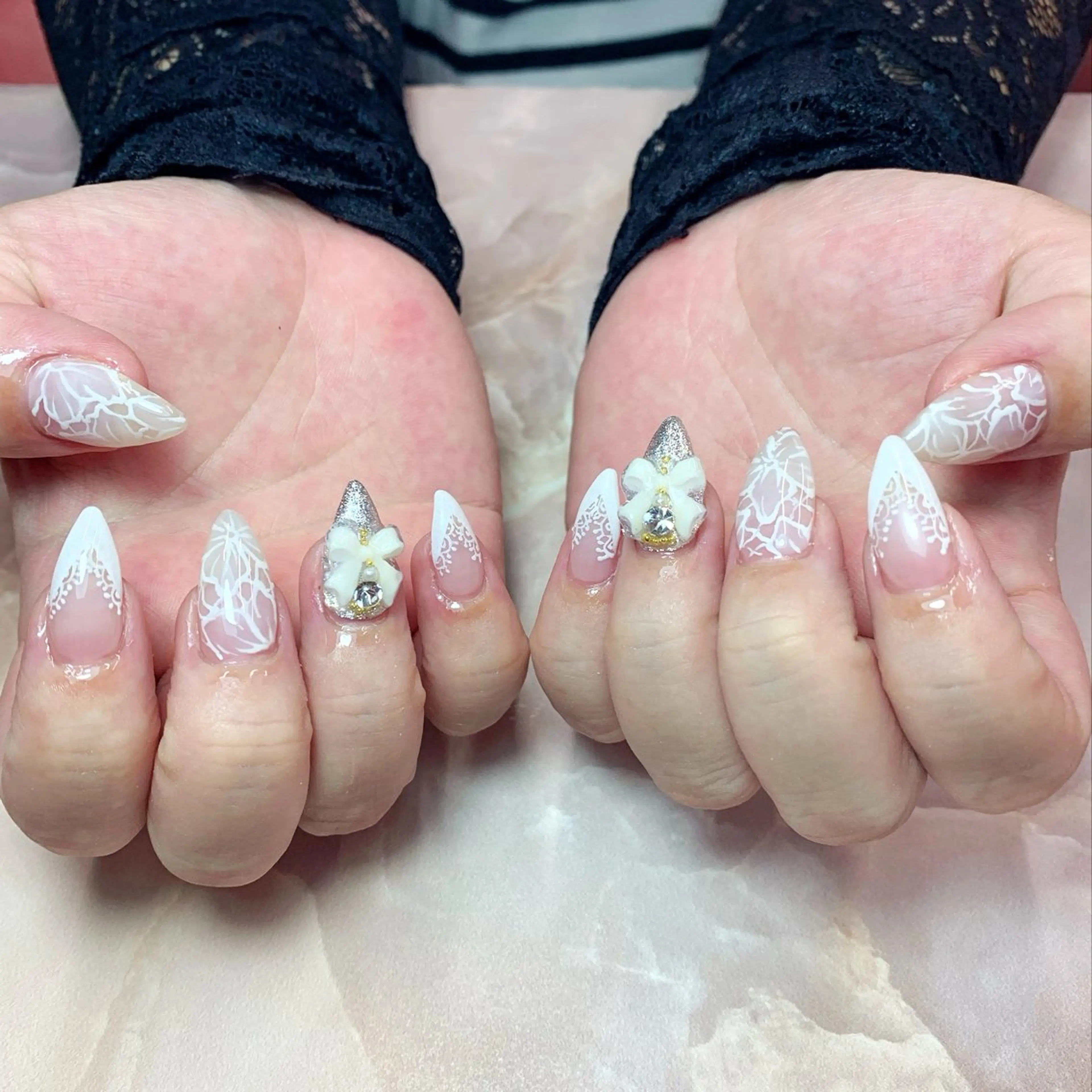 ネイル ハンドネイル Rose Glass 高蔵寺店のネイルデザイン