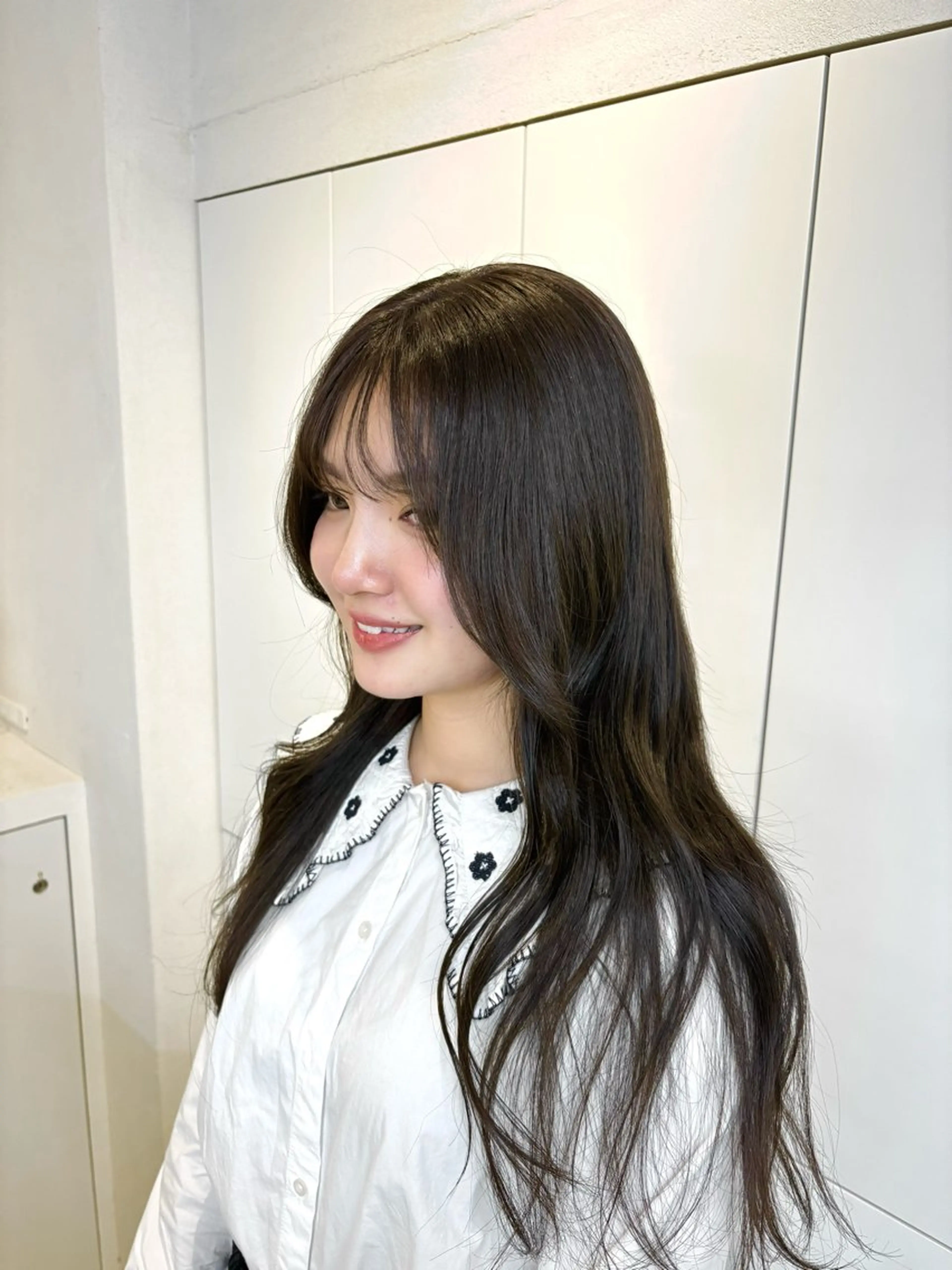 【超音波付きでしっかりケア🩵】ケアカラー＋4stepトリートメントの写真