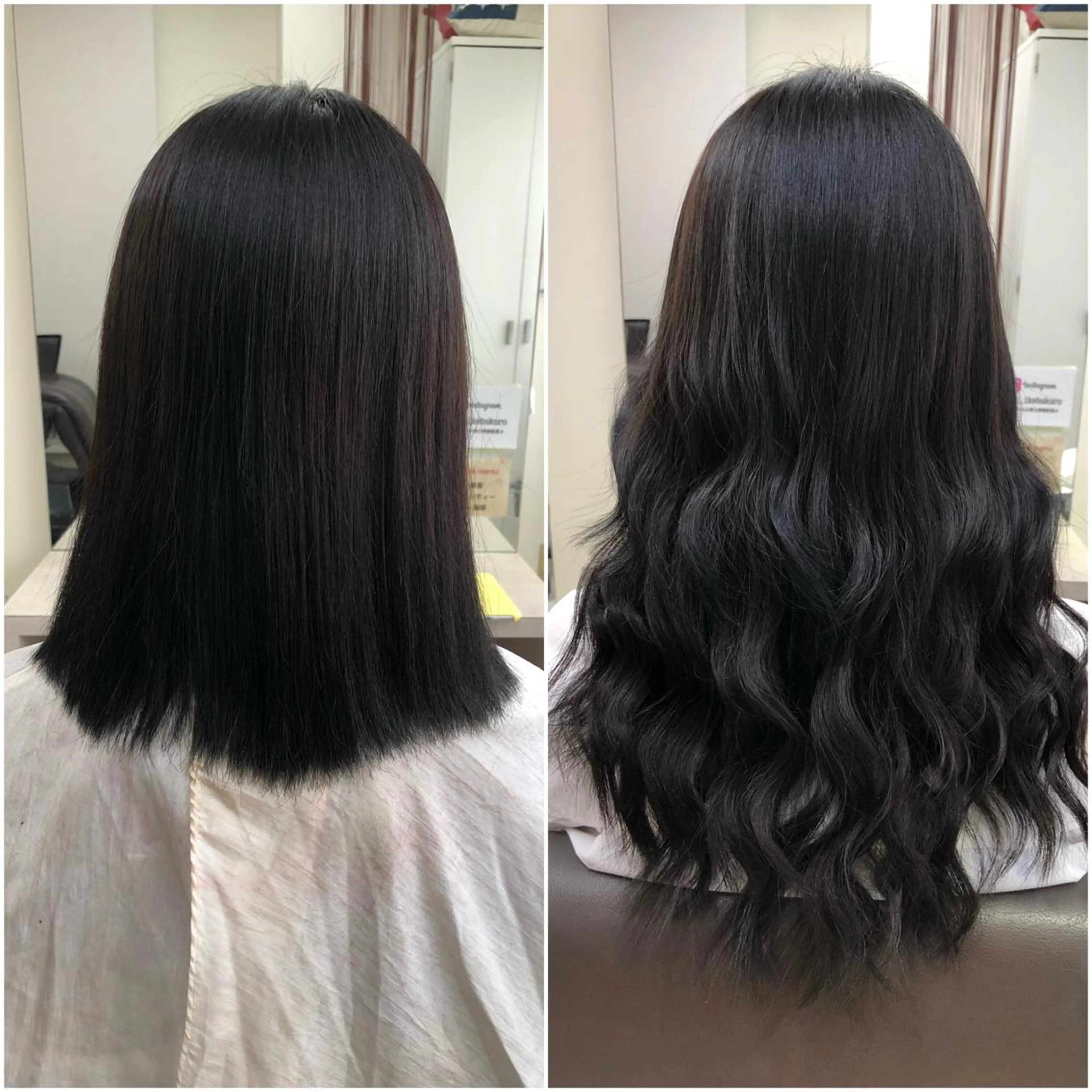ロング カラー エクステ 池袋🧡ダブルカラー /馴染ませエクステのヘアスタイル