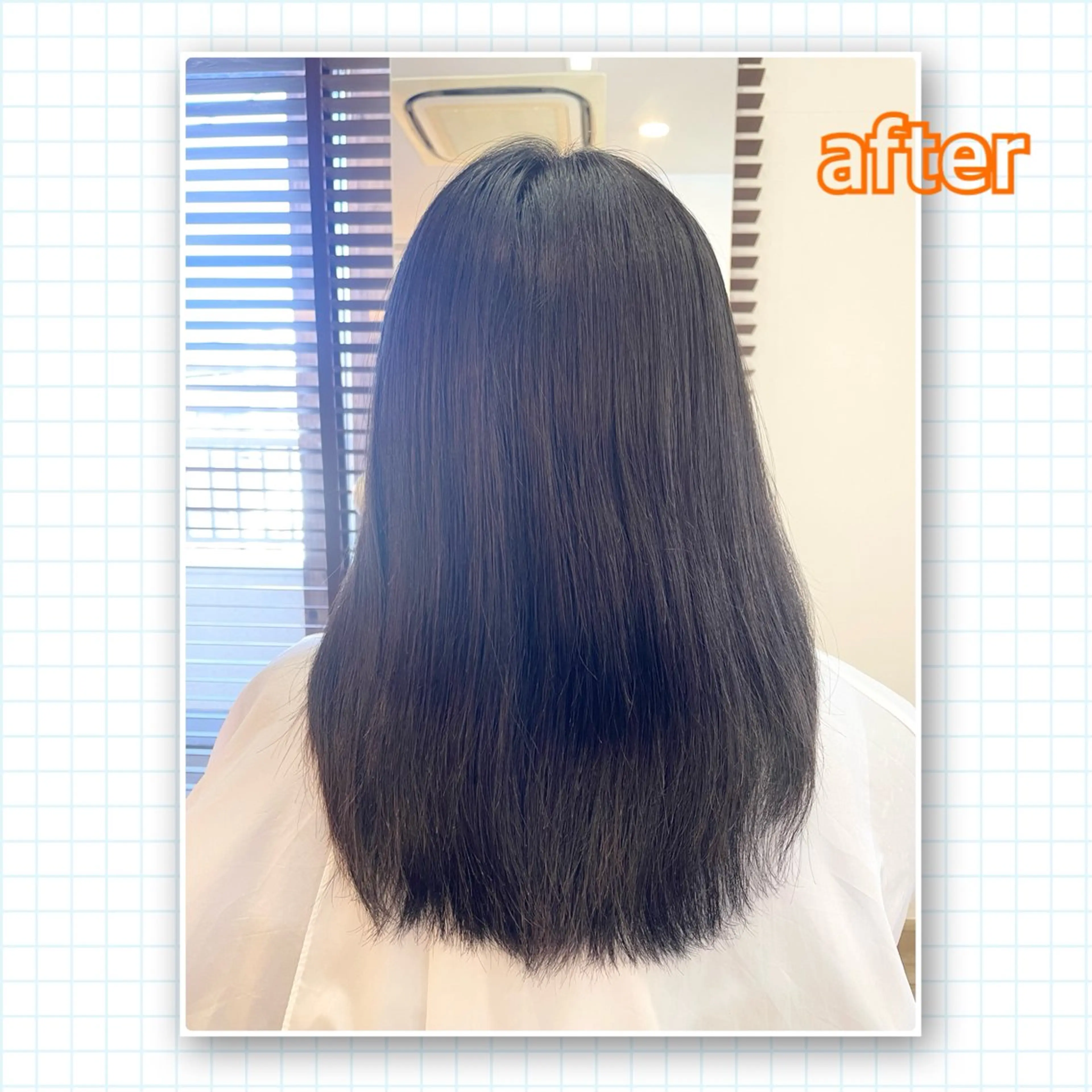 ロング アミーベル🧸🧡 井口店✂️しおりのヘアスタイル