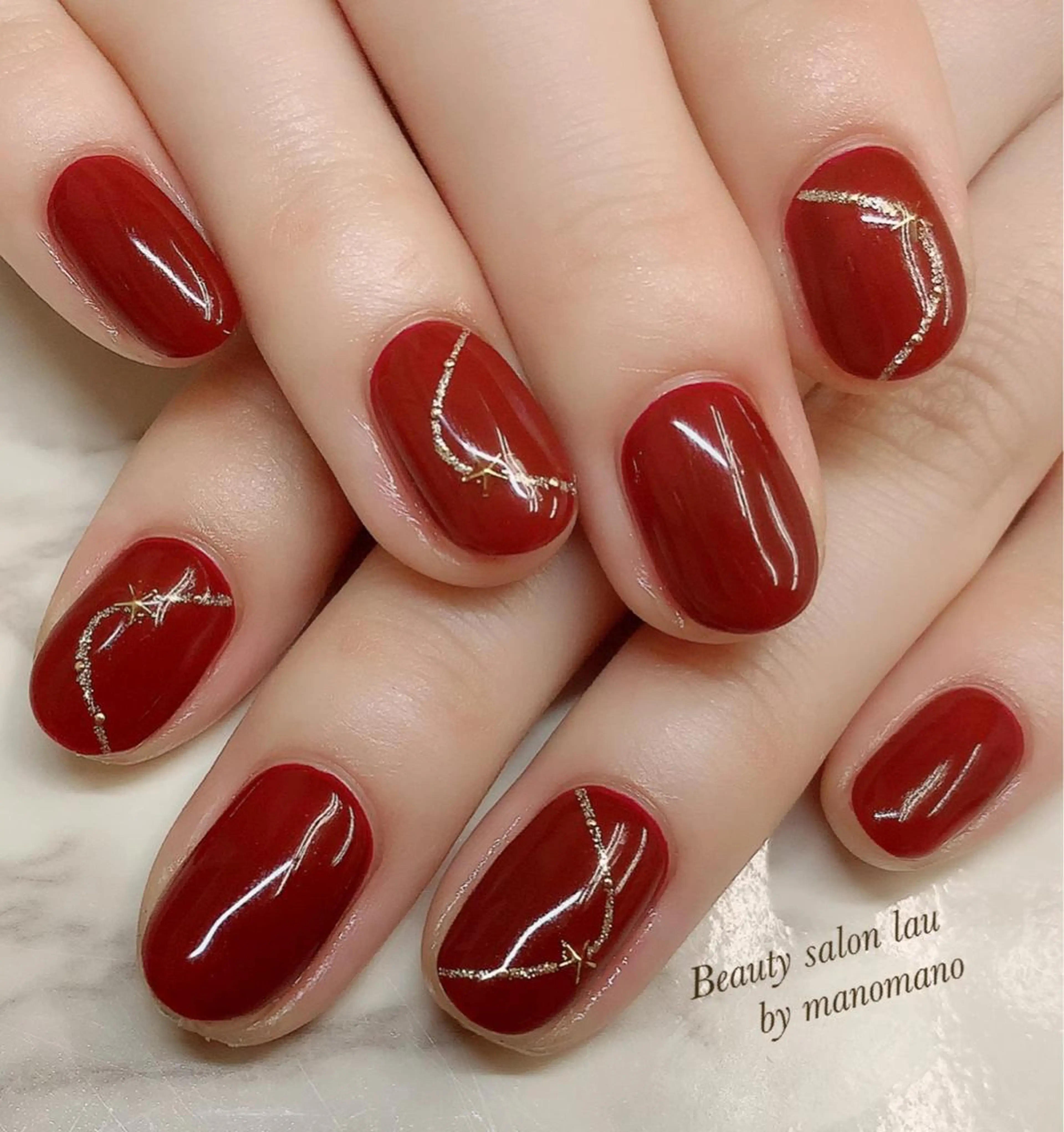 ネイル ラウバイマノマノ なかざとのネイルデザイン