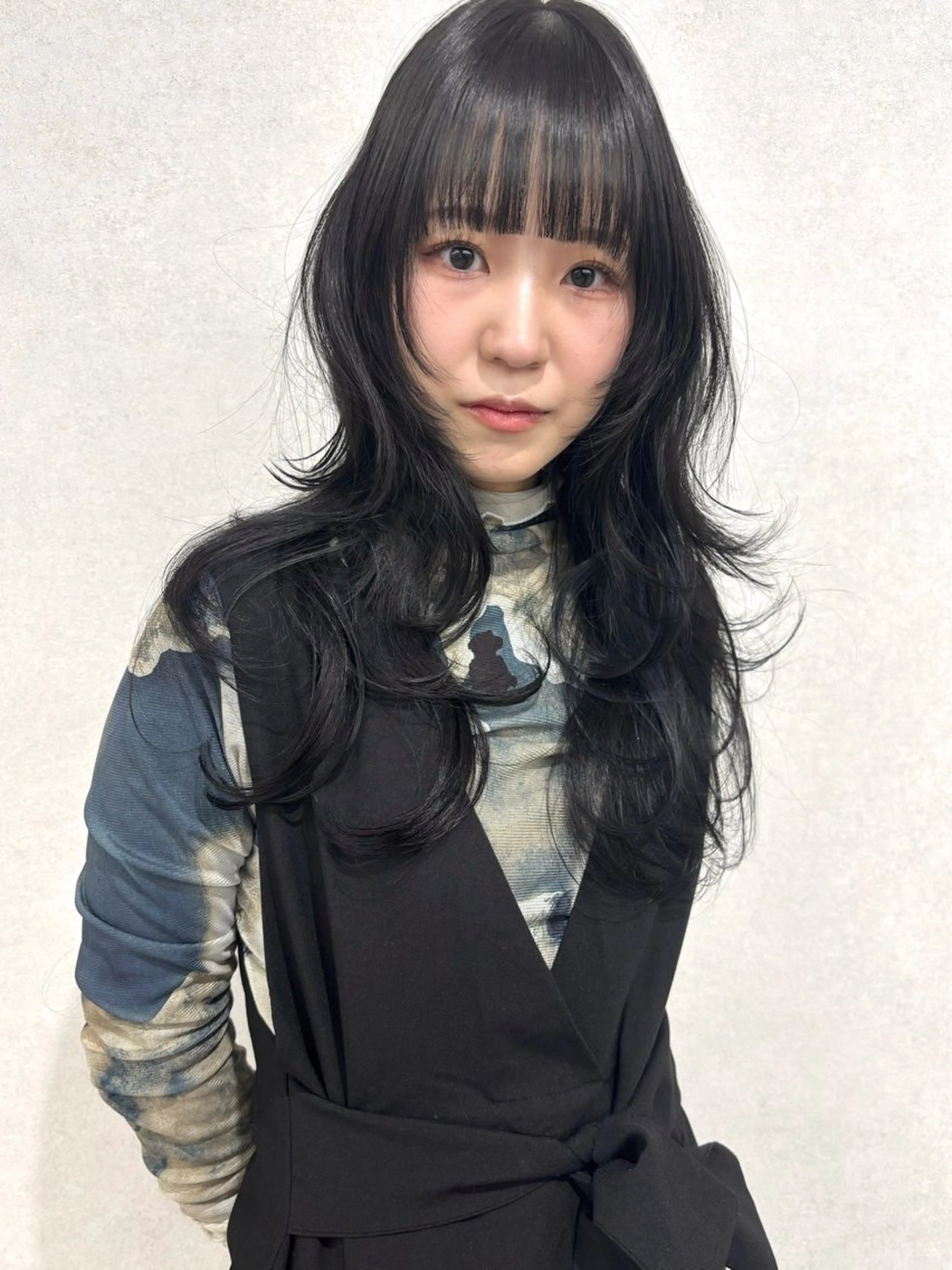 ロング 流行りのレイヤーカッ ト得意💖akariのヘアスタイル