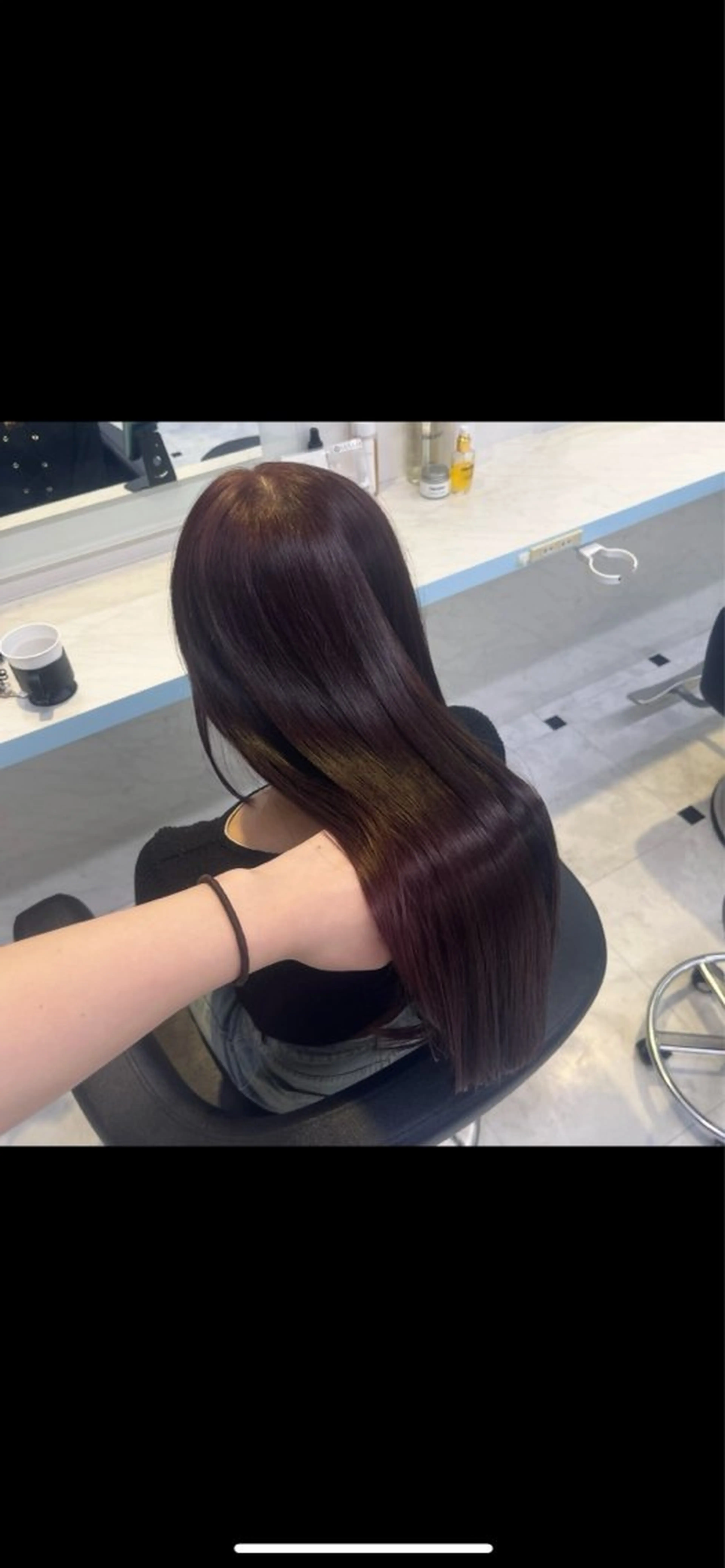 ロング ヘアカラー トリートメント ヘアセット NANA🥀韓国ヘア /レイヤー/暖色🥀のヘアスタイル