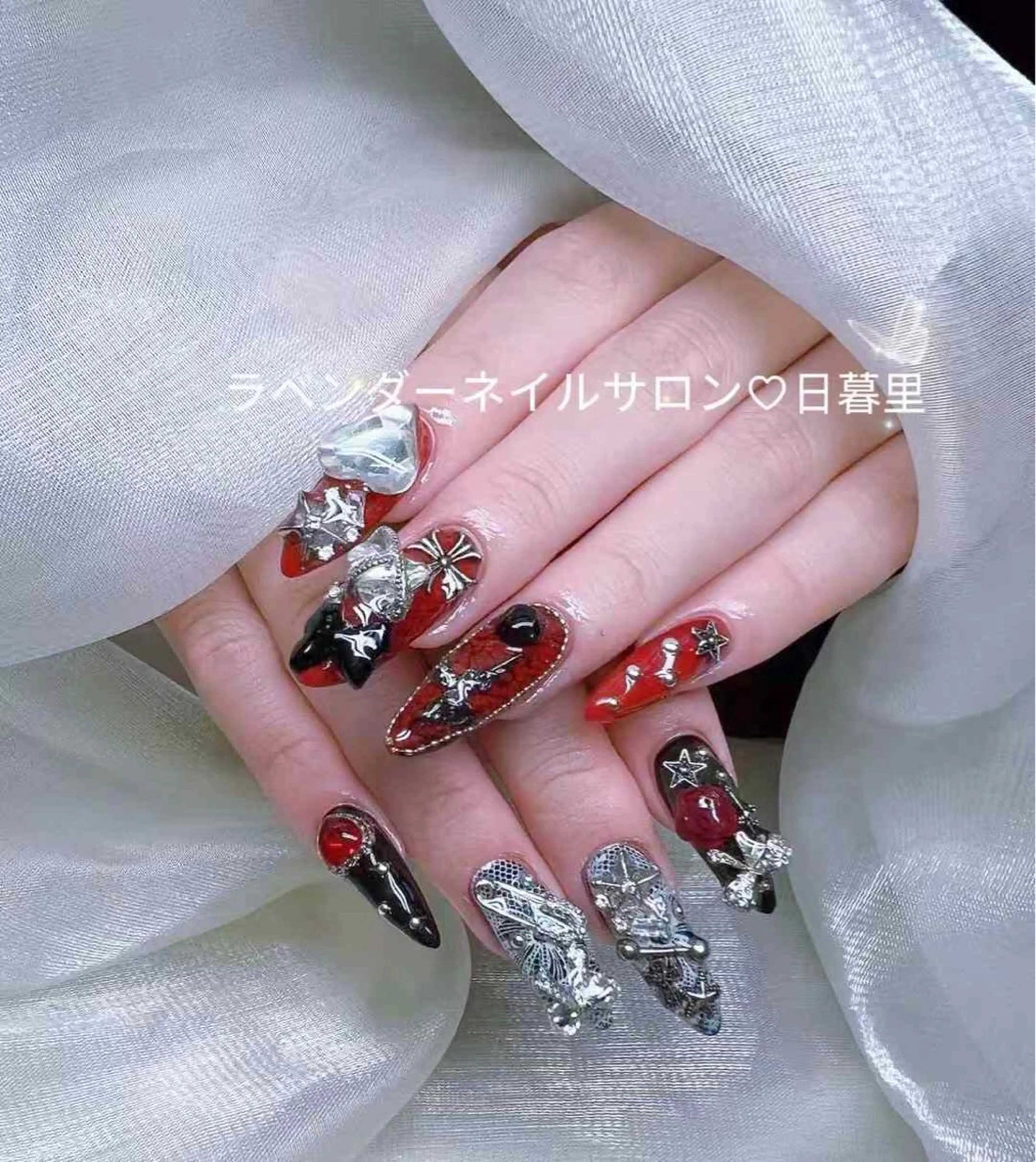 ネイル ハンドネイル 日暮里💝m1♡ルル ネイルのネイルデザイン