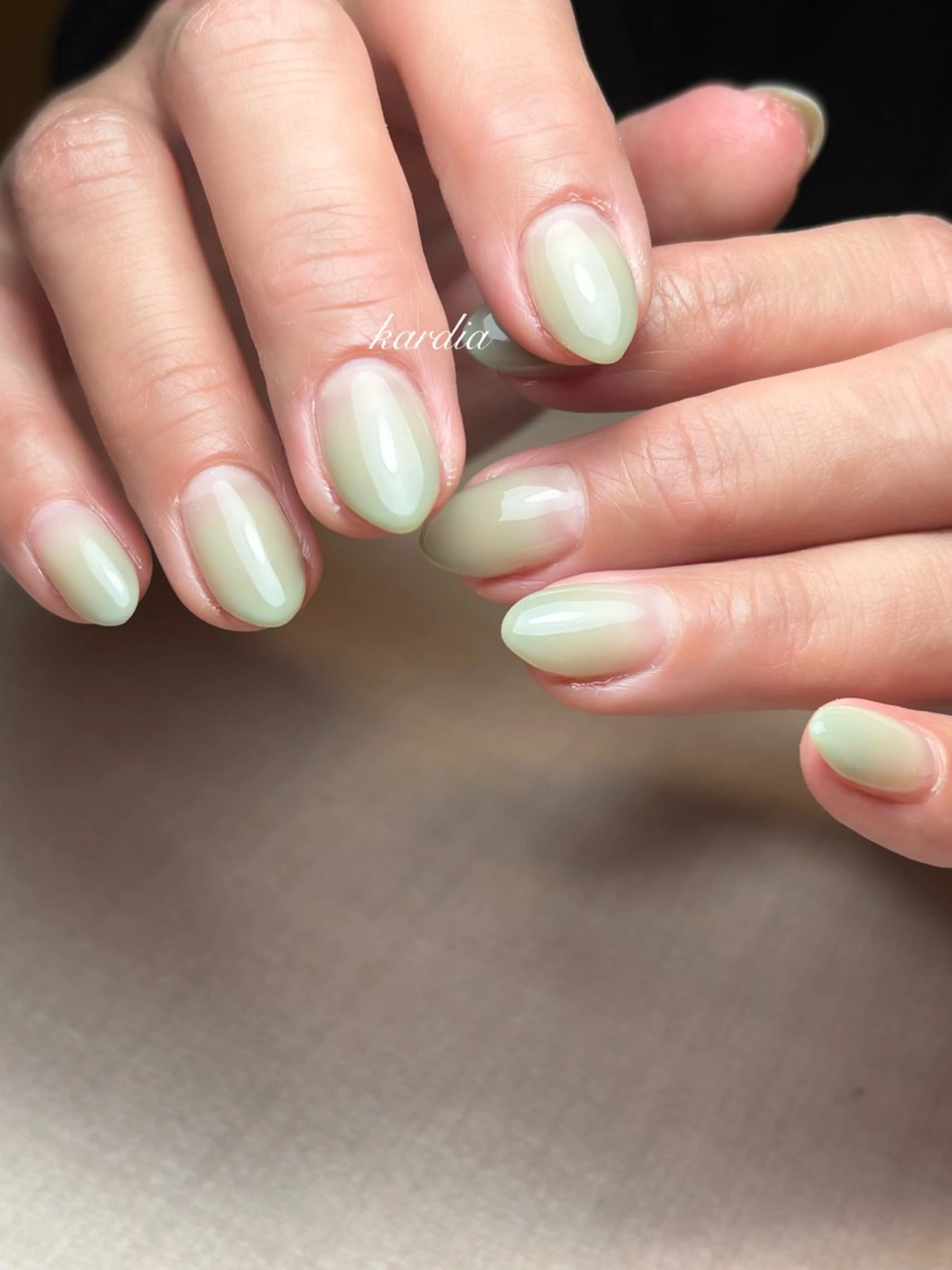 ネイル ハンドネイル καρδιά -ｶﾙﾃﾞｨｱ-のネイルデザイン