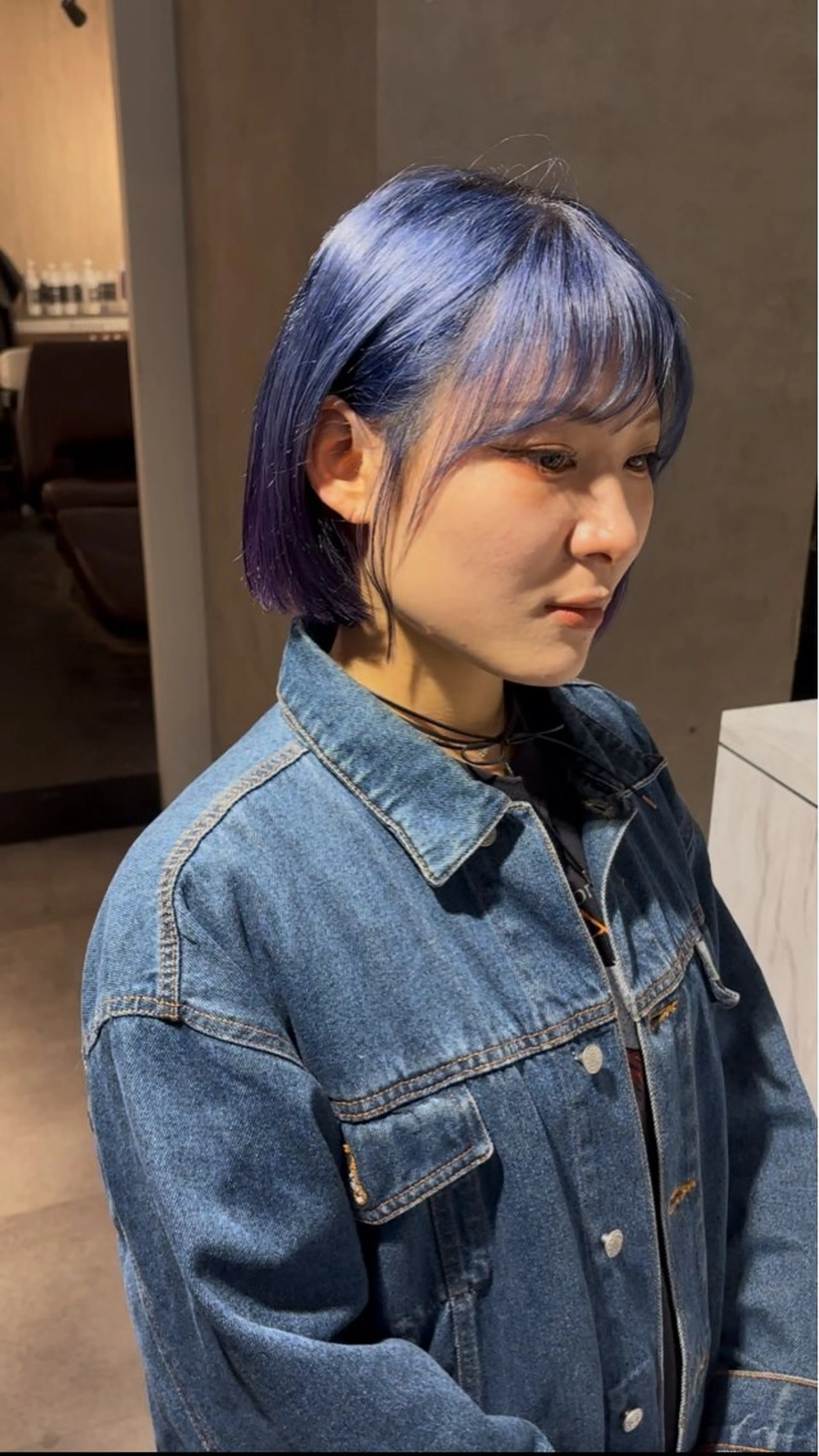 ショート カラー ハイトーン/エクステ YONIのヘアスタイル
