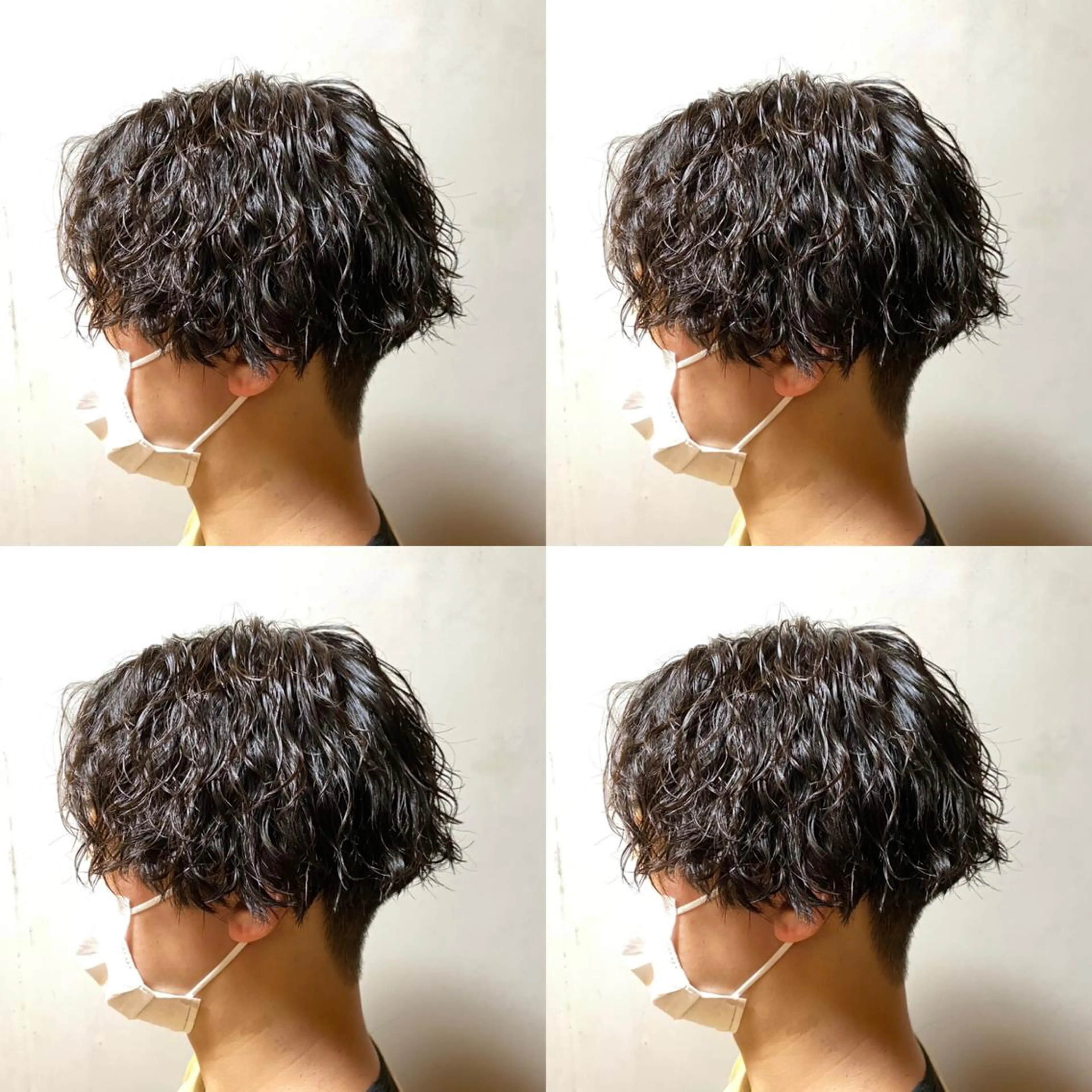ショート パーマ メンズ メンズパーマ ツイストスパイラルパーマ スパイラルパーマ カット ヘアカラー トリートメント 当日予約可能です！ 宜しくお願いします！のヘアスタイル