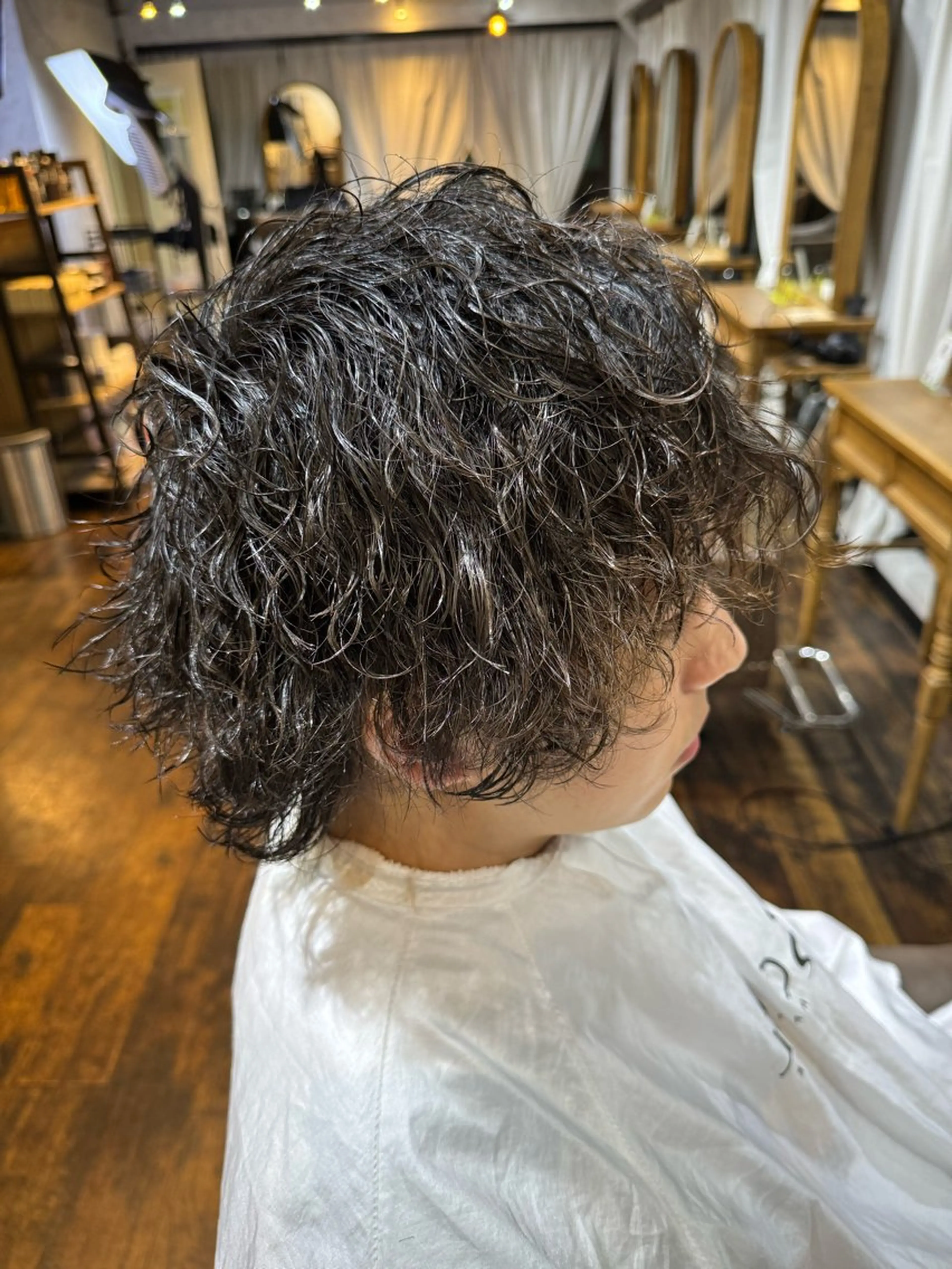 メンズ メンズパーマ カット パーマ 松永 かずきのヘアスタイル