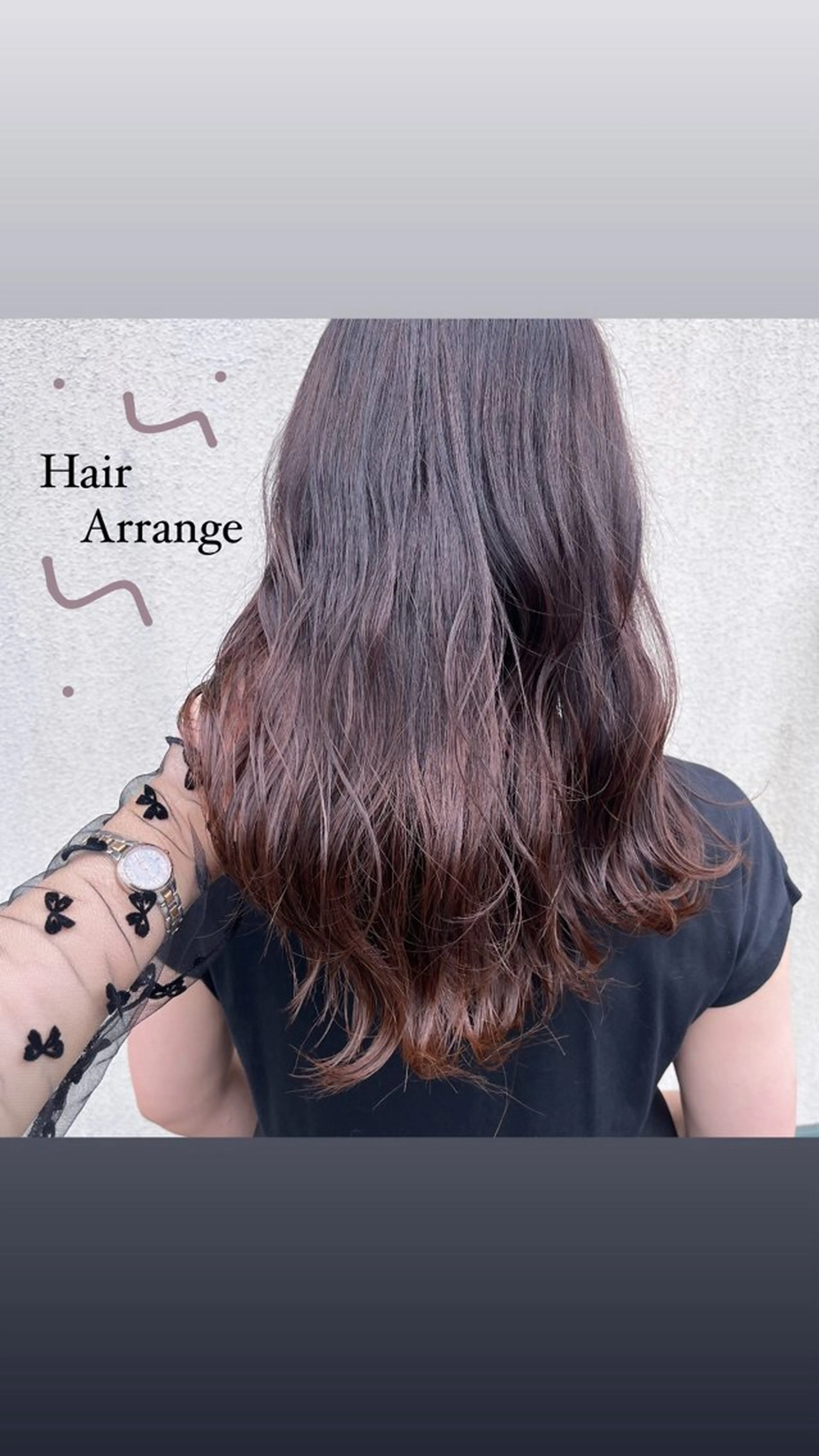 ロング 西 沙菜/トレンド カラー/透明感カラーのヘアスタイル