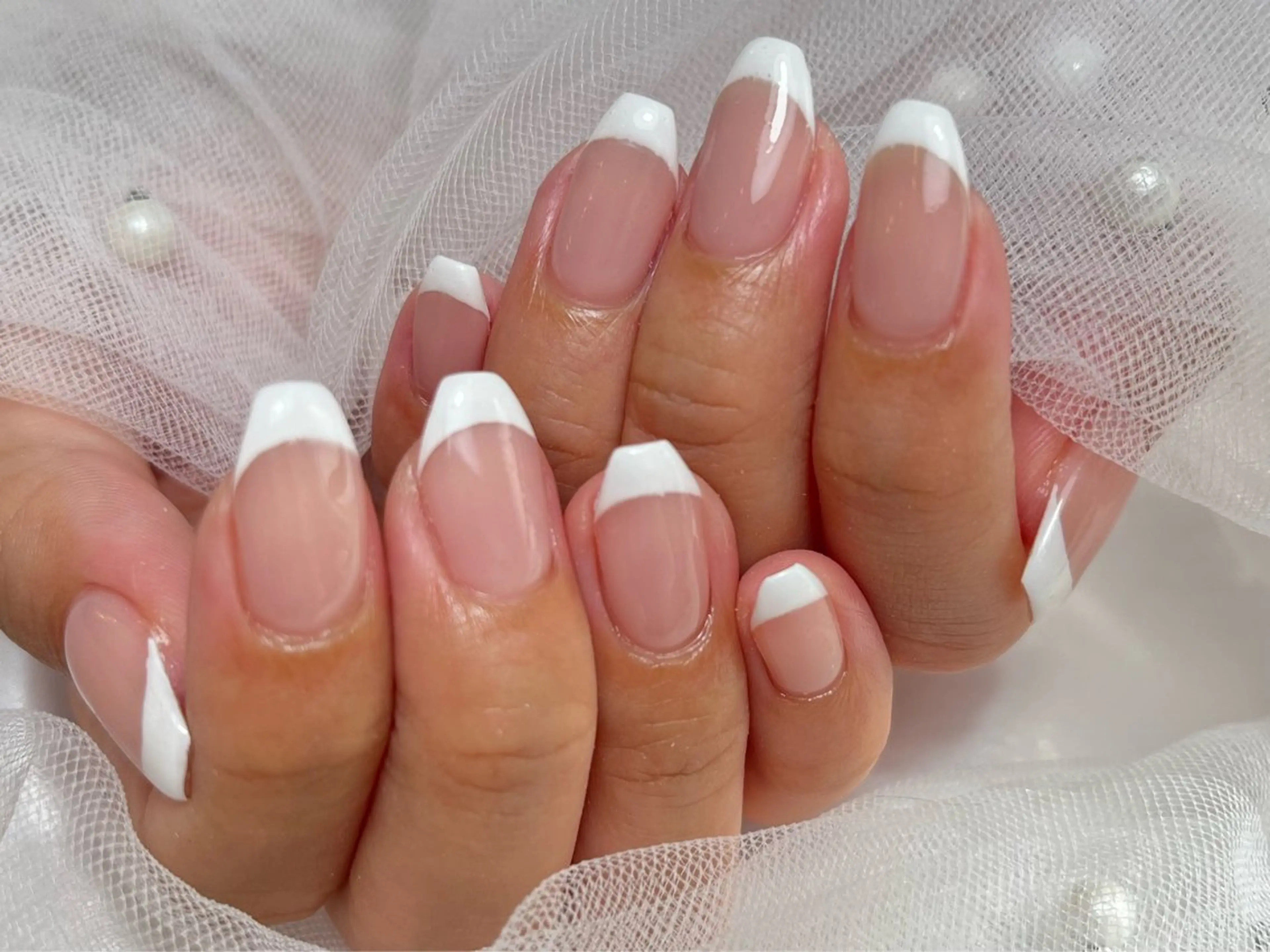 ネイル フレンチネイル peTiT sayakaのネイルデザイン