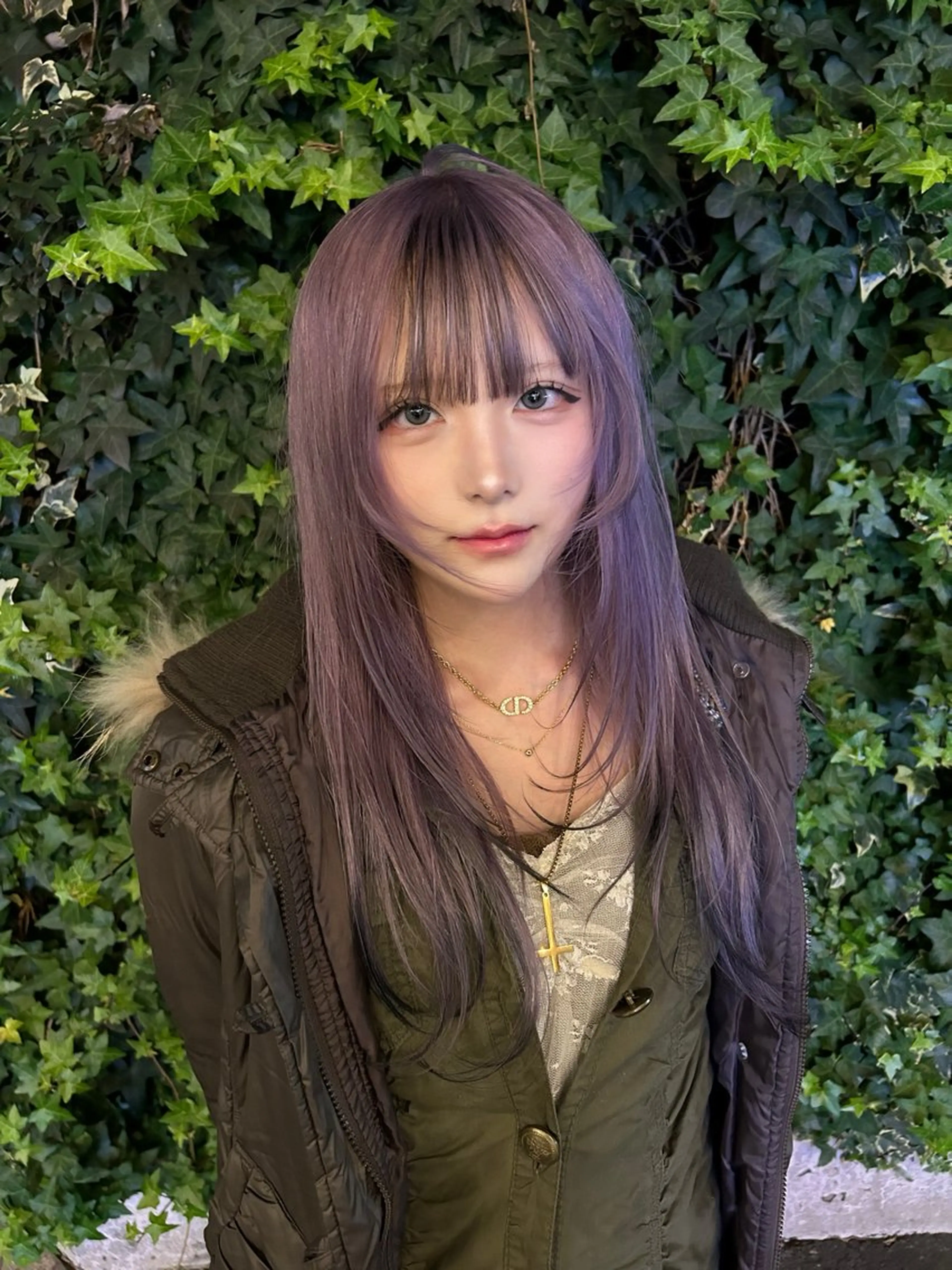 ロング カラー パープルカラー colorlist 🖤SARASAのヘアスタイル