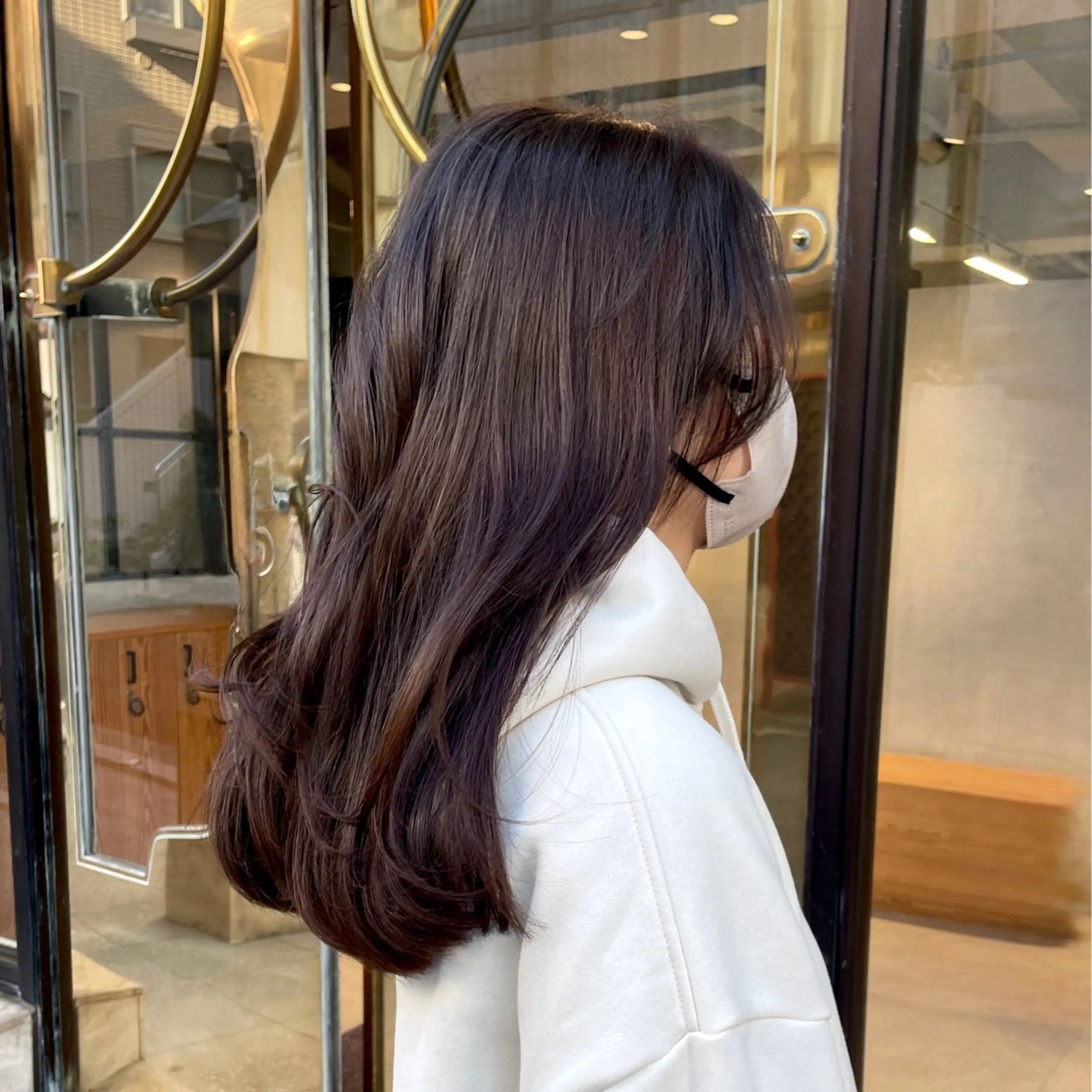 セミロング カラー ハイライトカラー ハイライト カット ヘアカラー トリートメント DX SHARE SALON所属・matka白髪ぼかし 大人ヘア/KEIKOのヘアスタイル