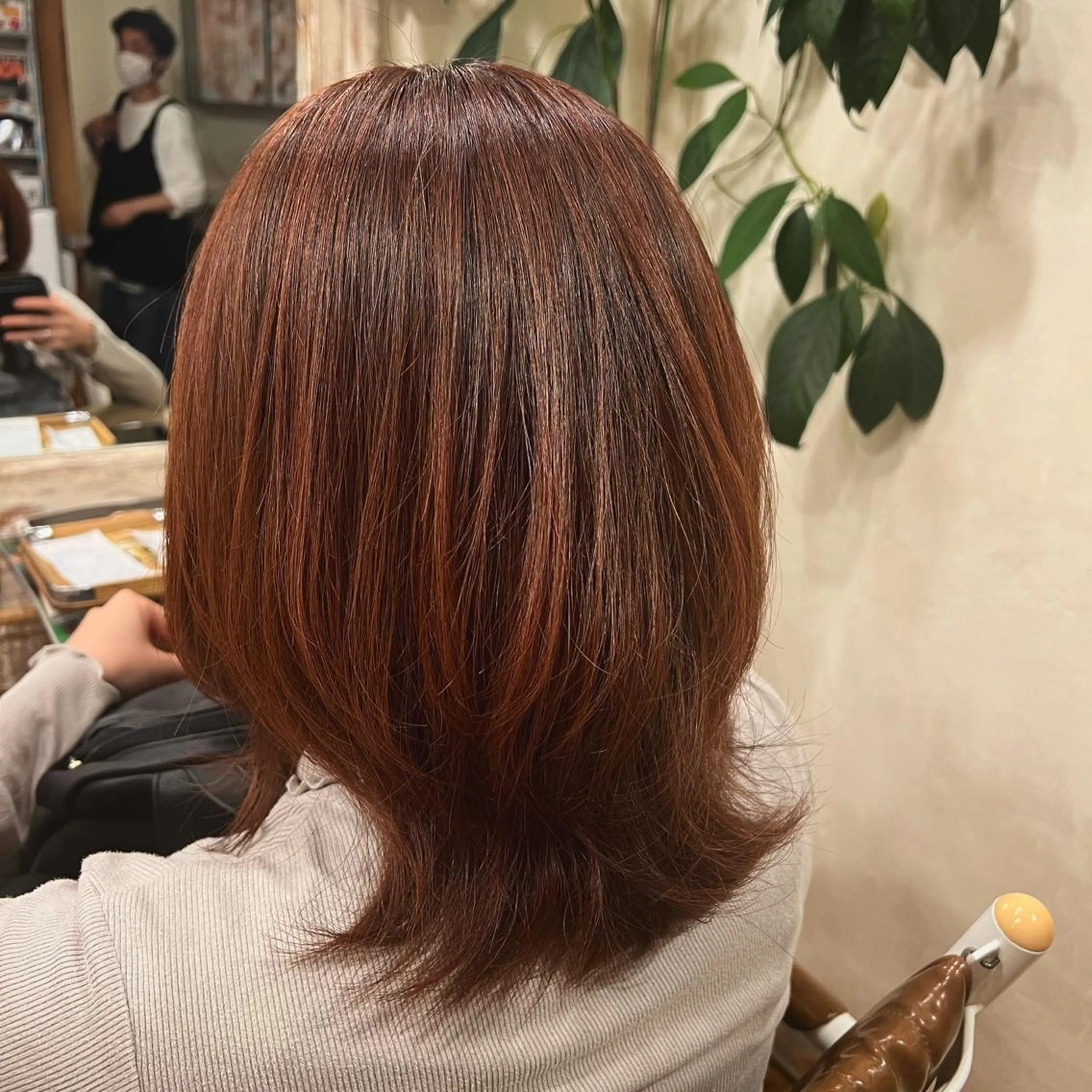 ミディアム カラー stylist田口 祐歩のヘアスタイル