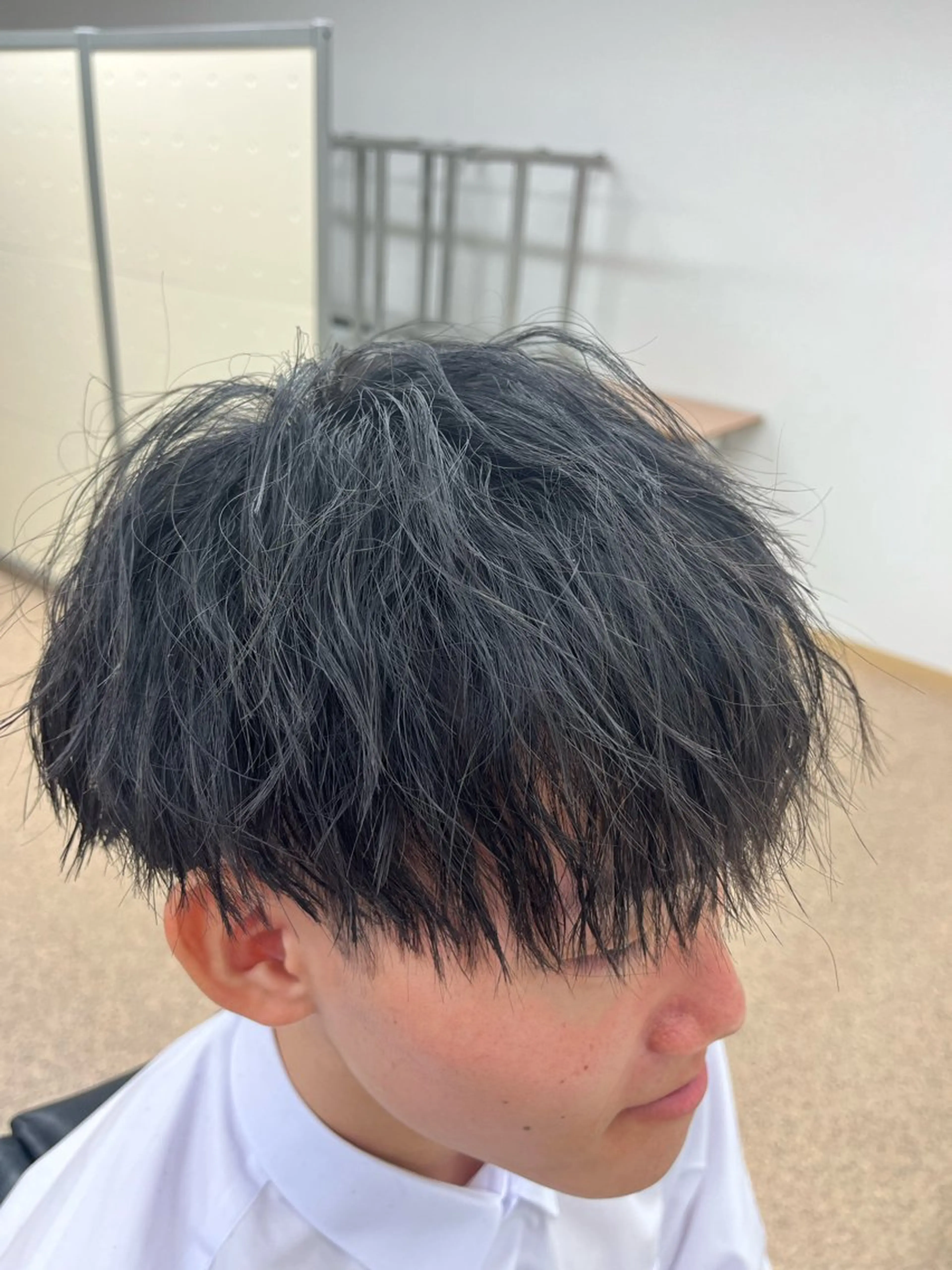 ショート パーマ メンズ マッシュ カンゴールサロン富山セントラル所属・小林 心空のヘアスタイル