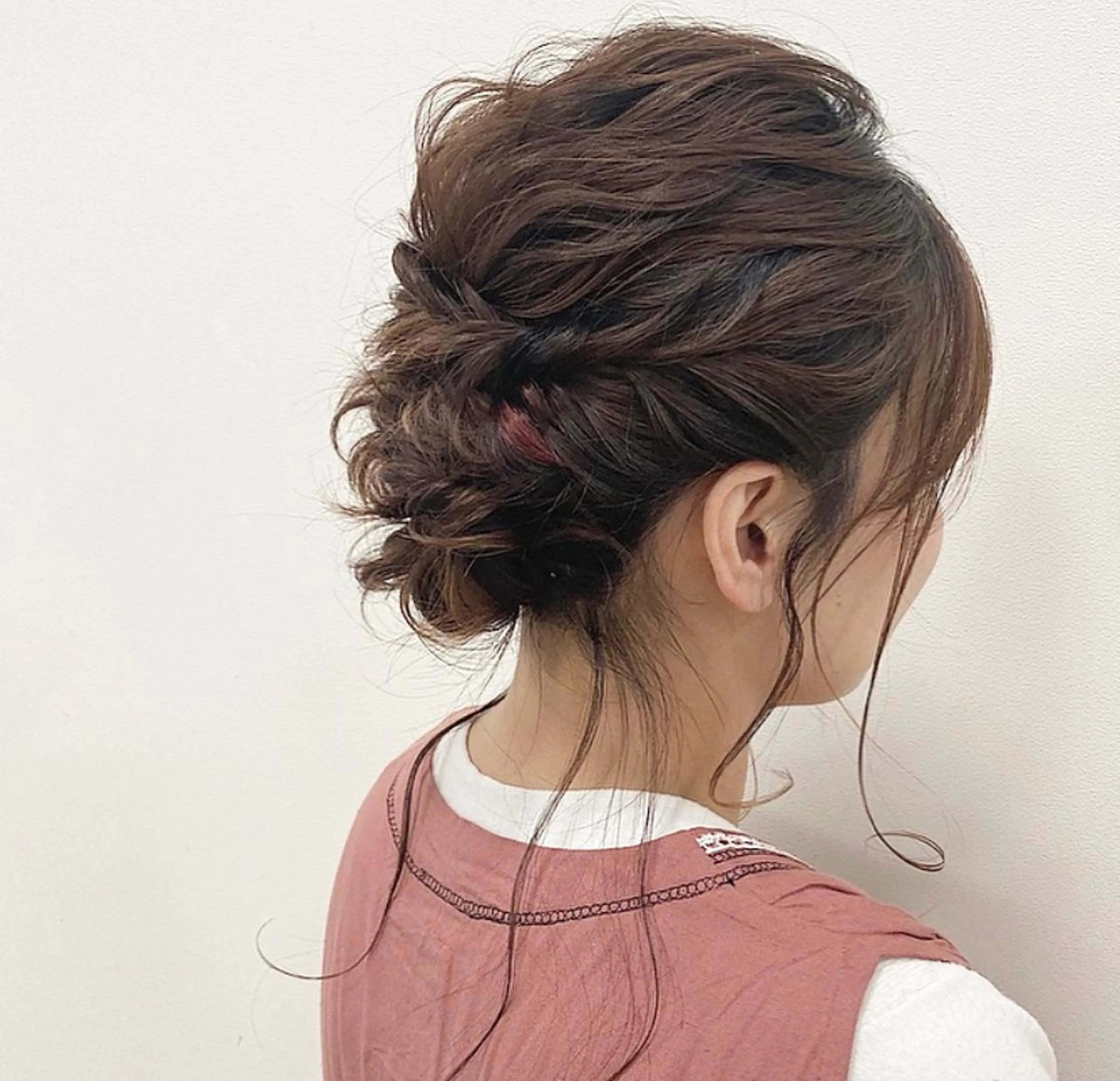 ロング ヘアアレンジ ヘアセット 滝本 里実のヘアスタイル