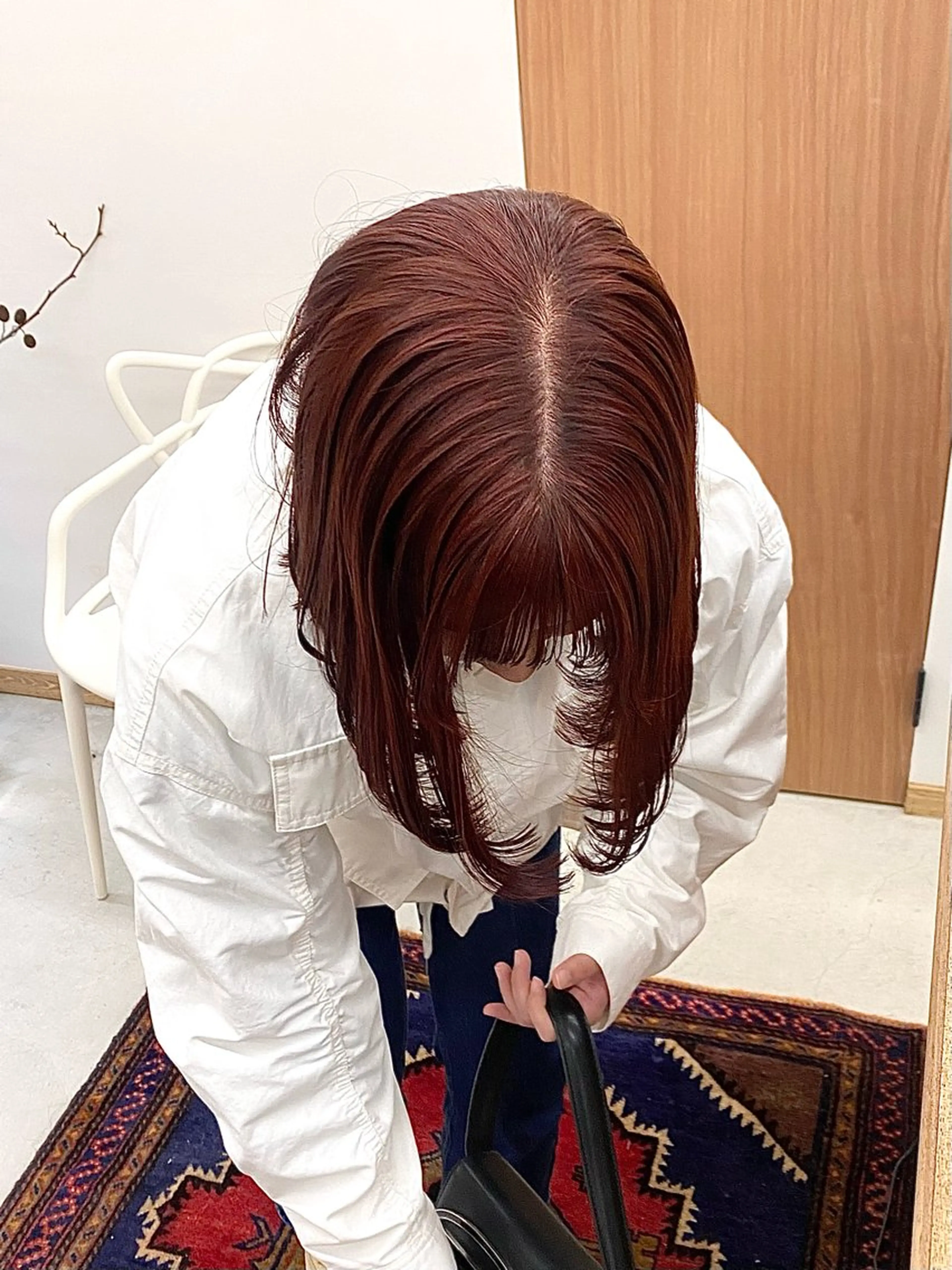 ミディアム カラー ヘアアレンジ ブリーチ ブリーチなしカラー カット ヘアカラー トリートメント ハル🌸柔色/ ブリーチなし/艶髪のヘアスタイル