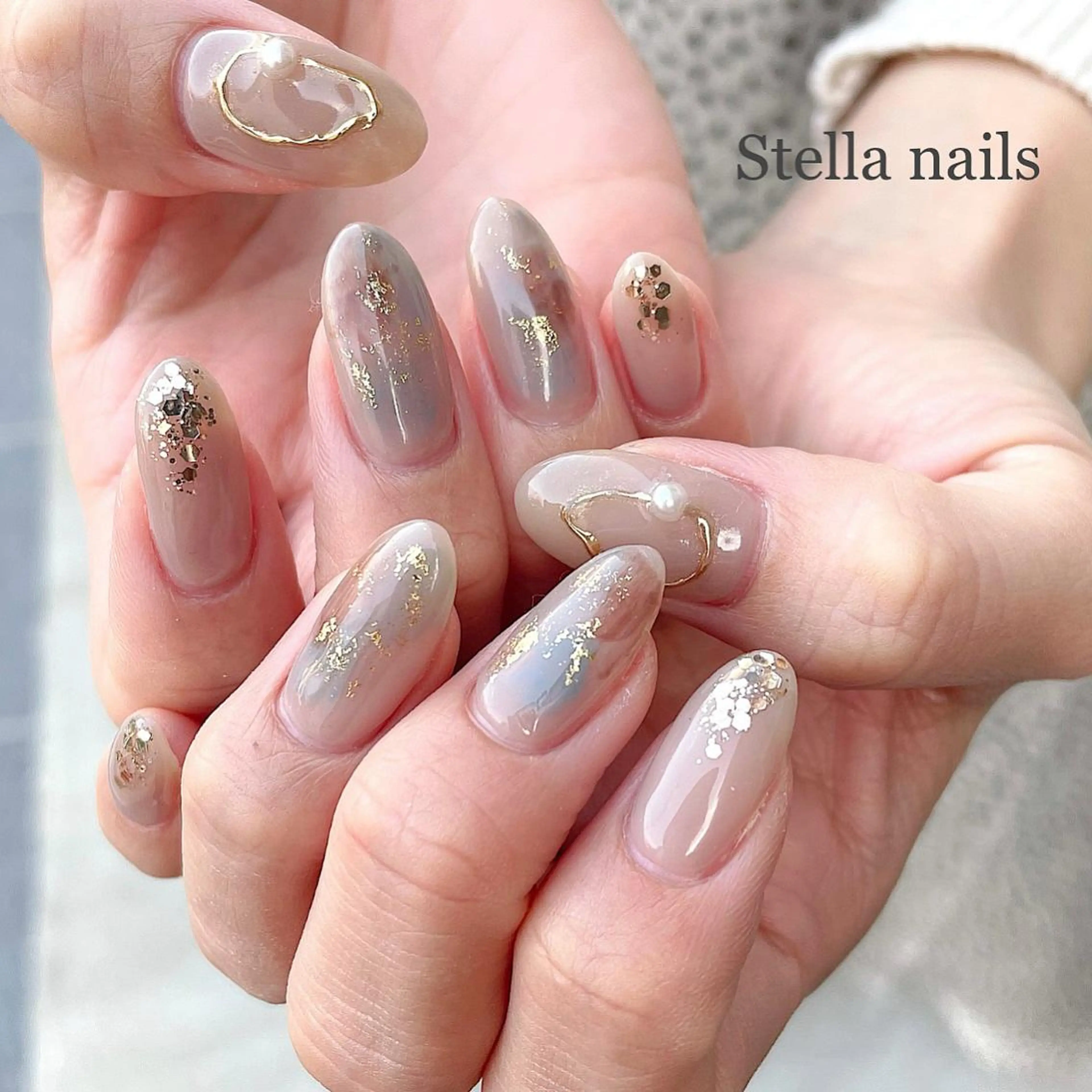 ネイル ピンク Stella nailsのマツエク・マツパデザイン
